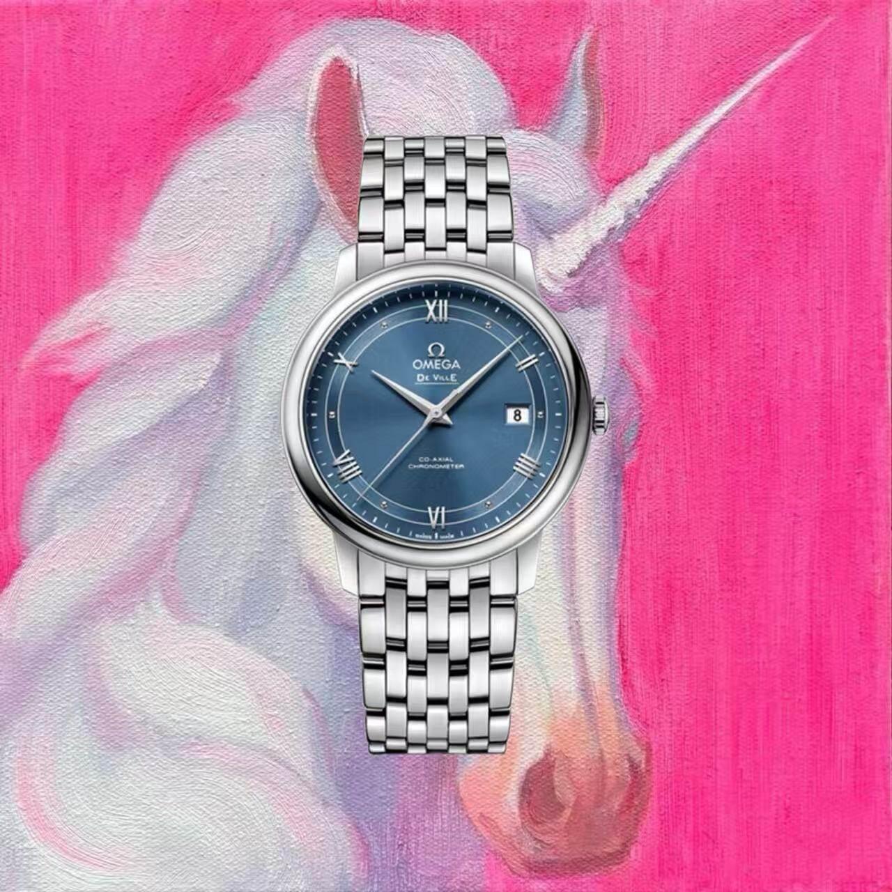 MKS廠 OMEGA 歐米茄 碟飛系列電壓 軌道盤蝶飛 瑞表 39.5mm