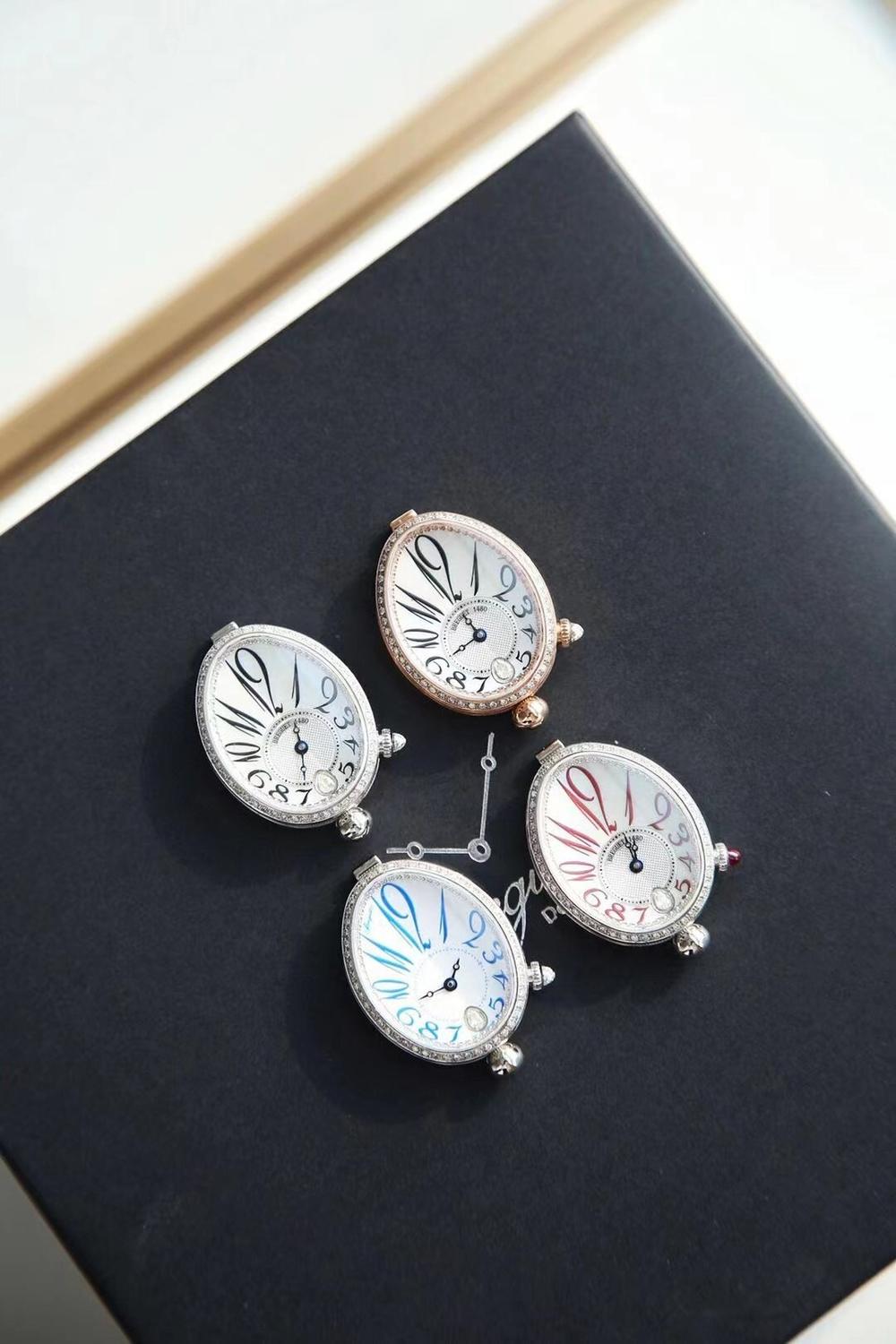 高仿手錶 寶璣 Breguet 那不勒斯王后系列 女士自動機械表 8918BB/58/964/D00D3L