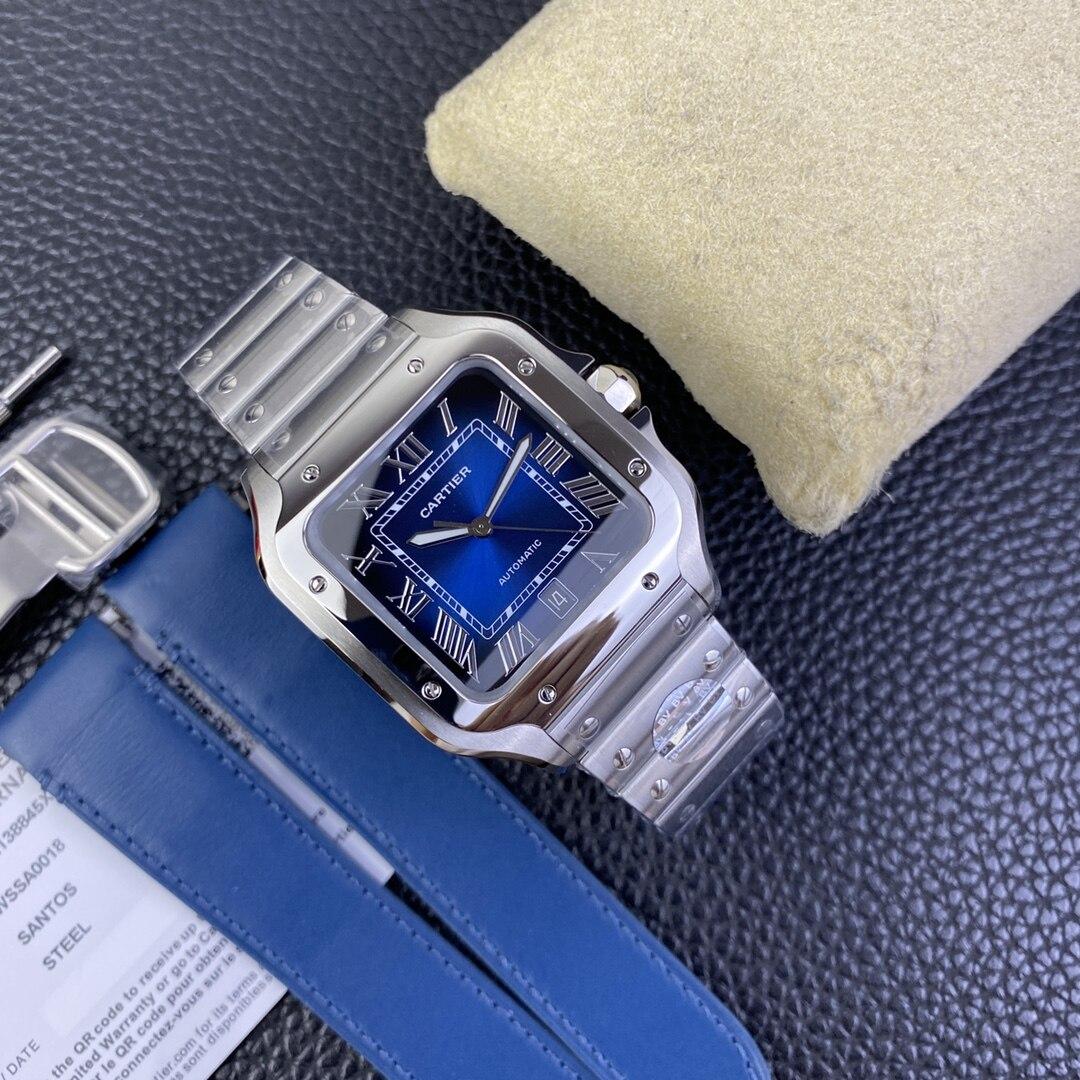 BV廠 Cartier 卡地亞 SANTOS系列 山度士 藍色錶盤