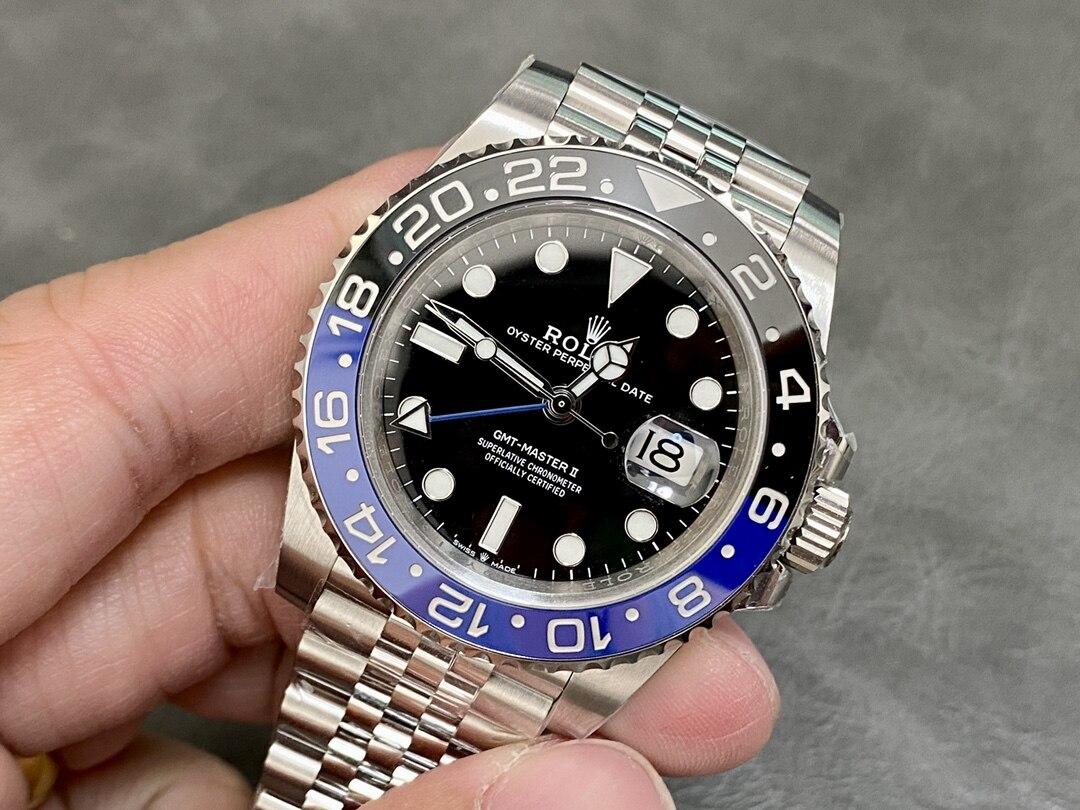 CLEAN廠 ROLEX勞力士 格林尼治II型 40mm 黑色錶盤 蝙蝠俠 M126710GMR-0002