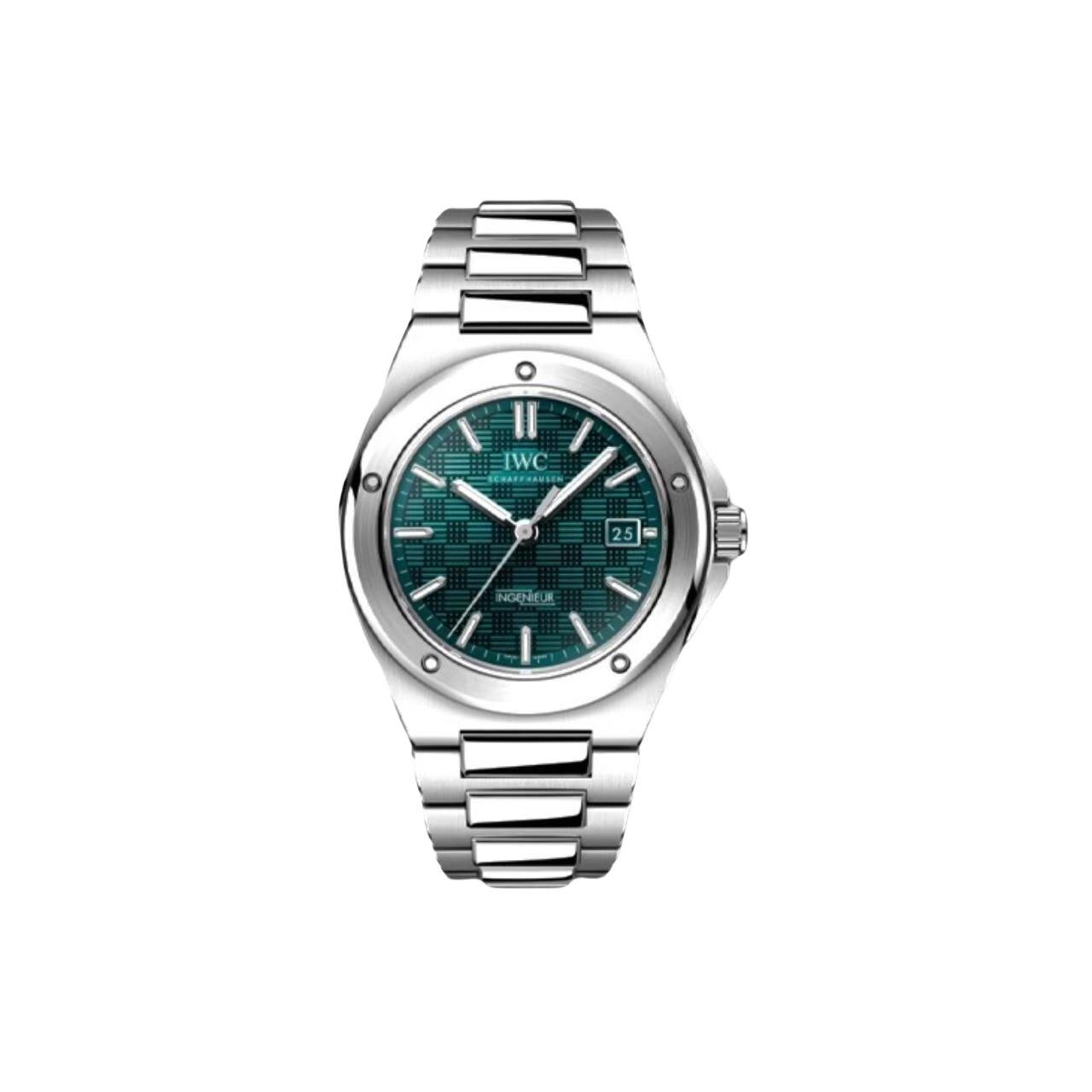V7廠 IWC萬國工程師系列 自動機械機芯 男錶 40mm 綠色錶盤 