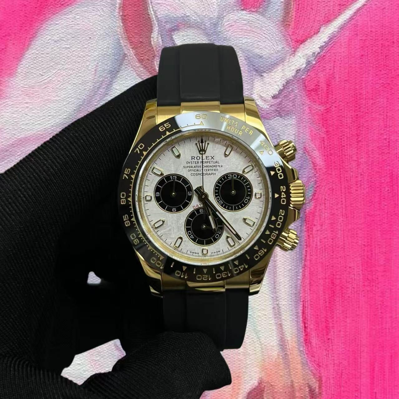 改裝定製 高仿 ROLEX Daytona 勞力士 余文樂地通拿 116518 隕石面