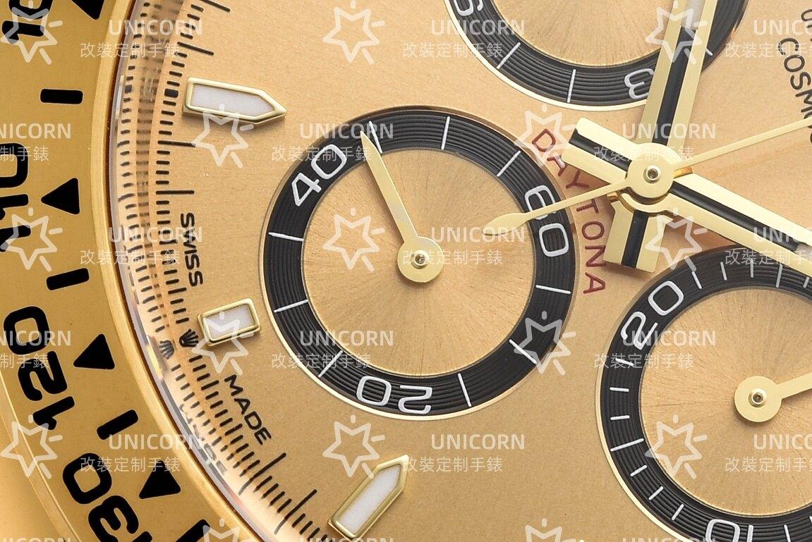 CLEAN廠 ROLEX勞力士 宇宙計型迪通拿系列 金色錶盤
