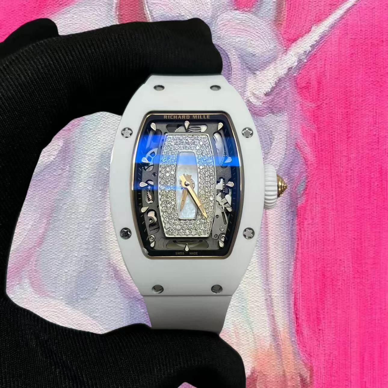  改裝定制 高仿 Richard Mille 理查德米勒 RM07-01 白陶瓷
