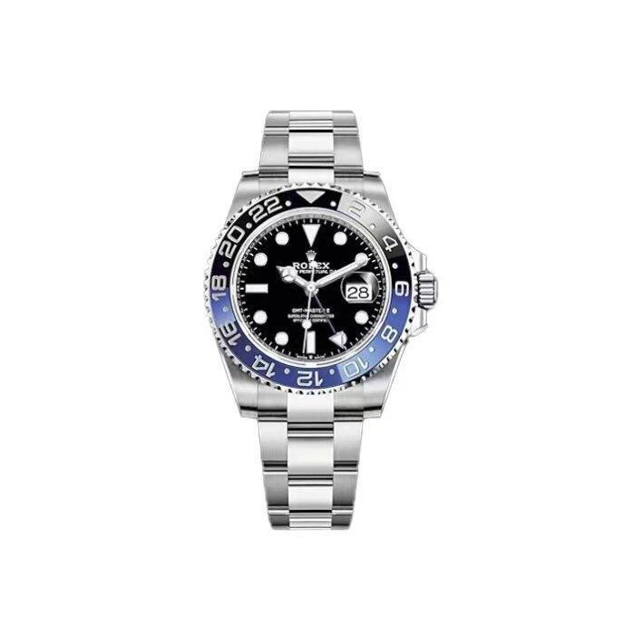 Clean廠 勞力士 格林尼治型II 國米圈  日期顯示/雙時區/GMT AR蠔式鋼錶帶 40mm 126710BLNR-0003(詳細了解可掃描下方wechat/whatapps)