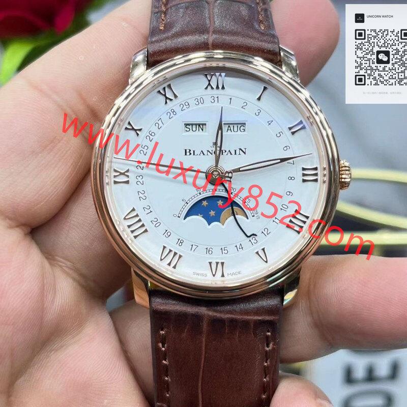 APS廠 BLANCPAIN 寶珀 經典系列 VILLERET 月相 女錶  