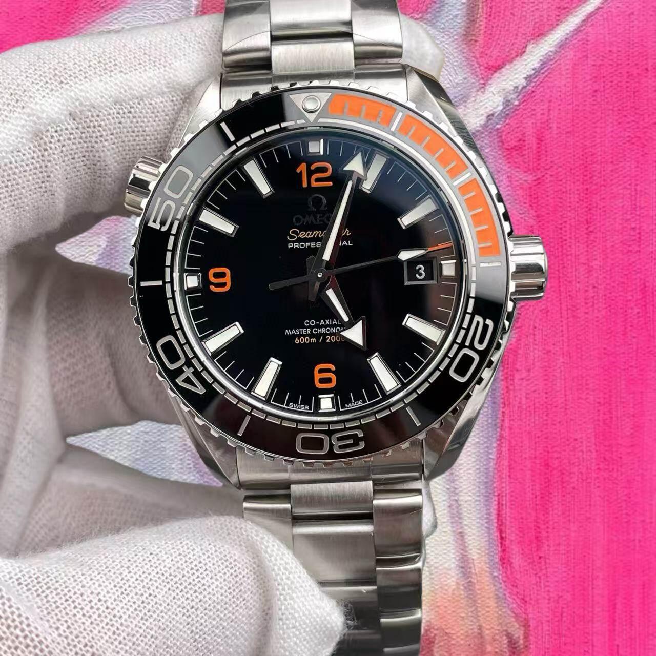 VS廠 OMEGA 歐米茄 海洋宇宙 海馬600米系列 四分之一橙