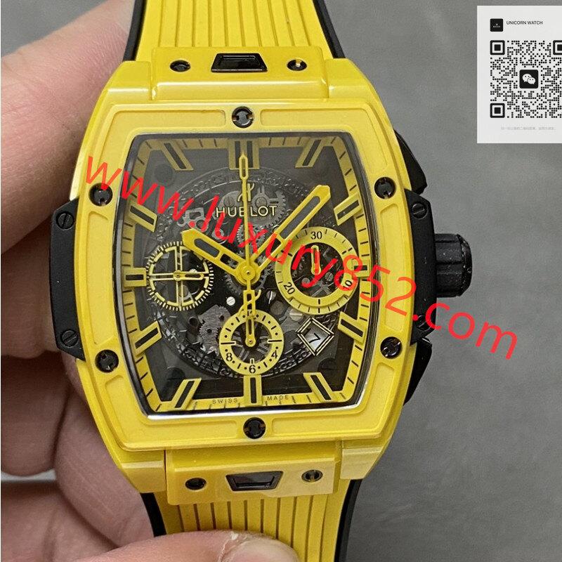HUBLOT宇舶 BIG BANG靈魂系列 自動機械機芯 縷空表盤 陶瓷表殼 橡膠表帶 男表