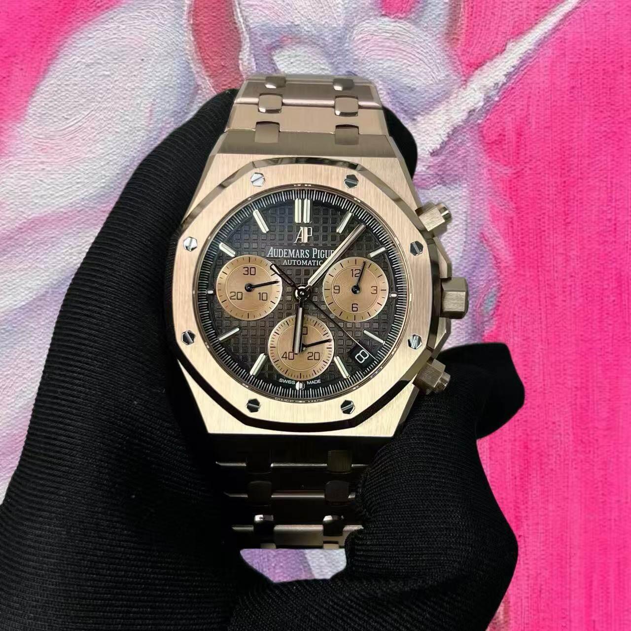 私人訂製 Audemars Piguet 高仿愛彼皇家橡樹 AP26239OR 玫瑰金
