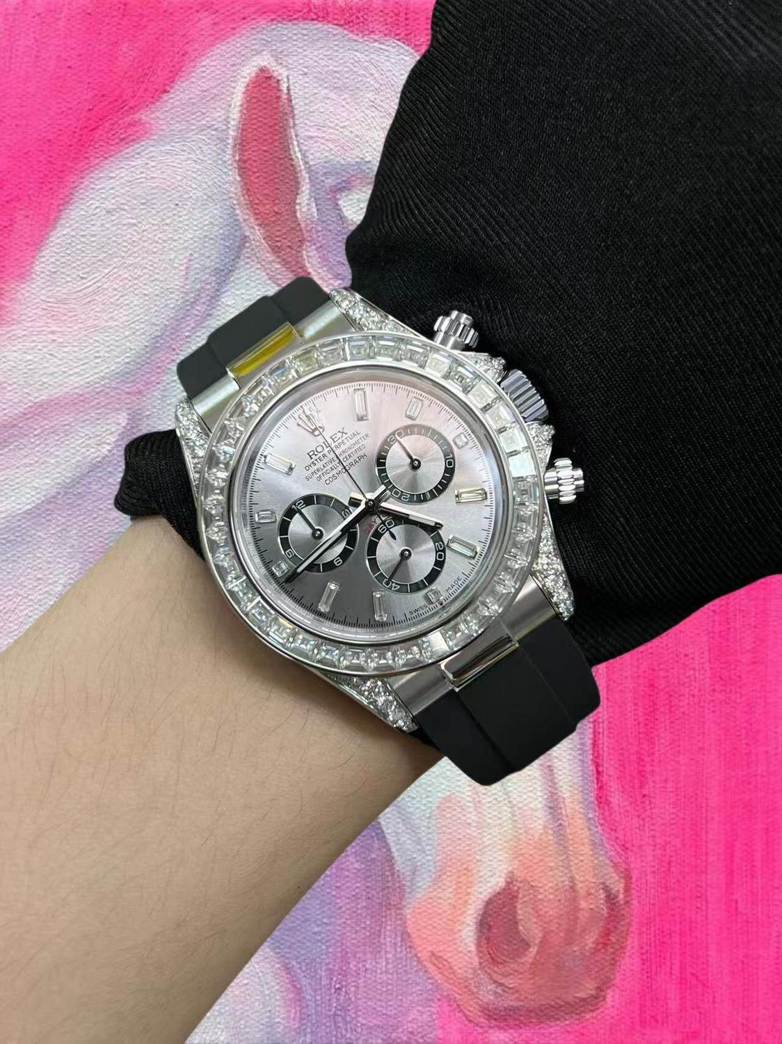 改裝定製 ROLEX Daytona 勞力士地通拿 M126519ln-0006 水泥灰