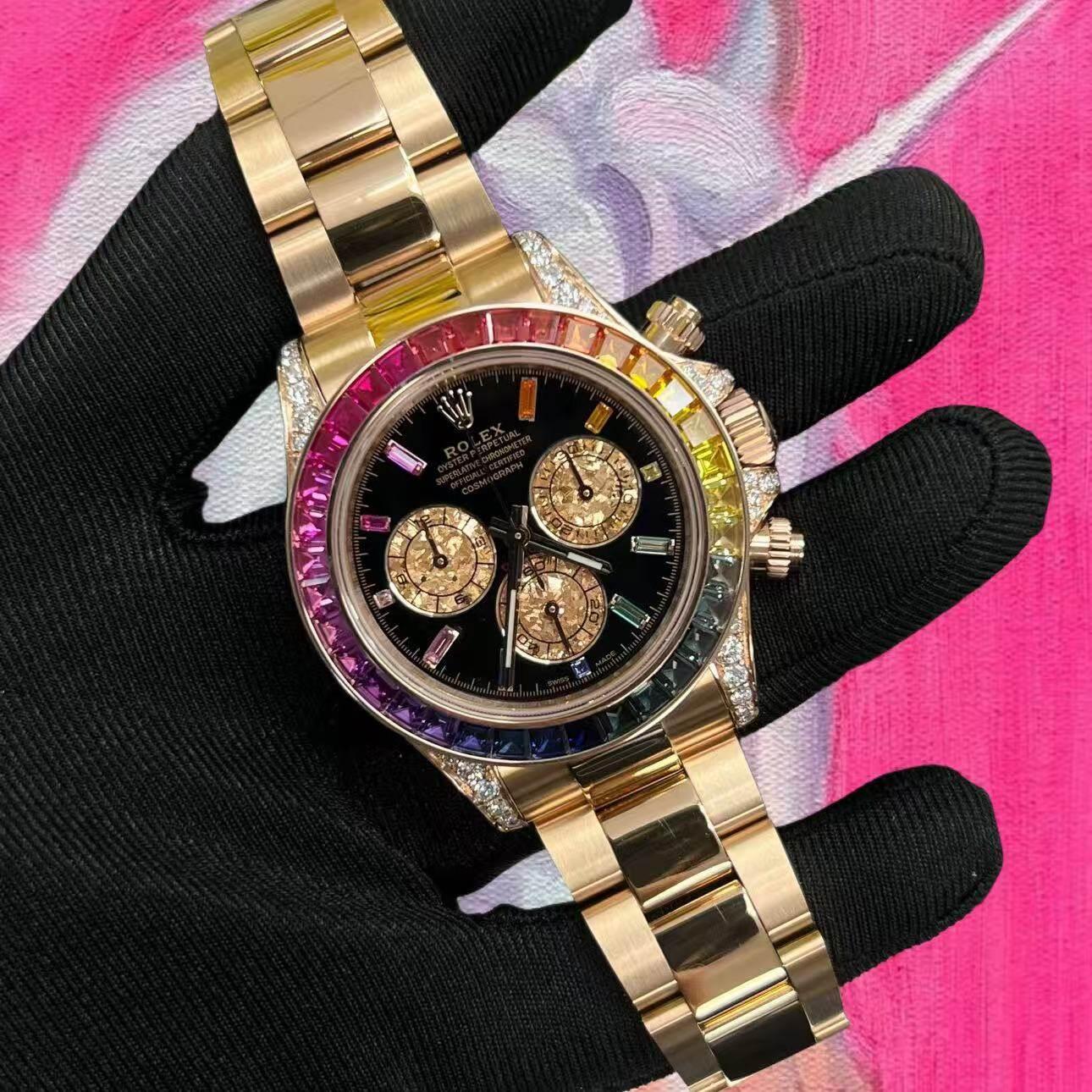 改裝定製 CBD廠 高仿ROLEX Daytona 勞力士 彩虹迪 地通拿 M116595