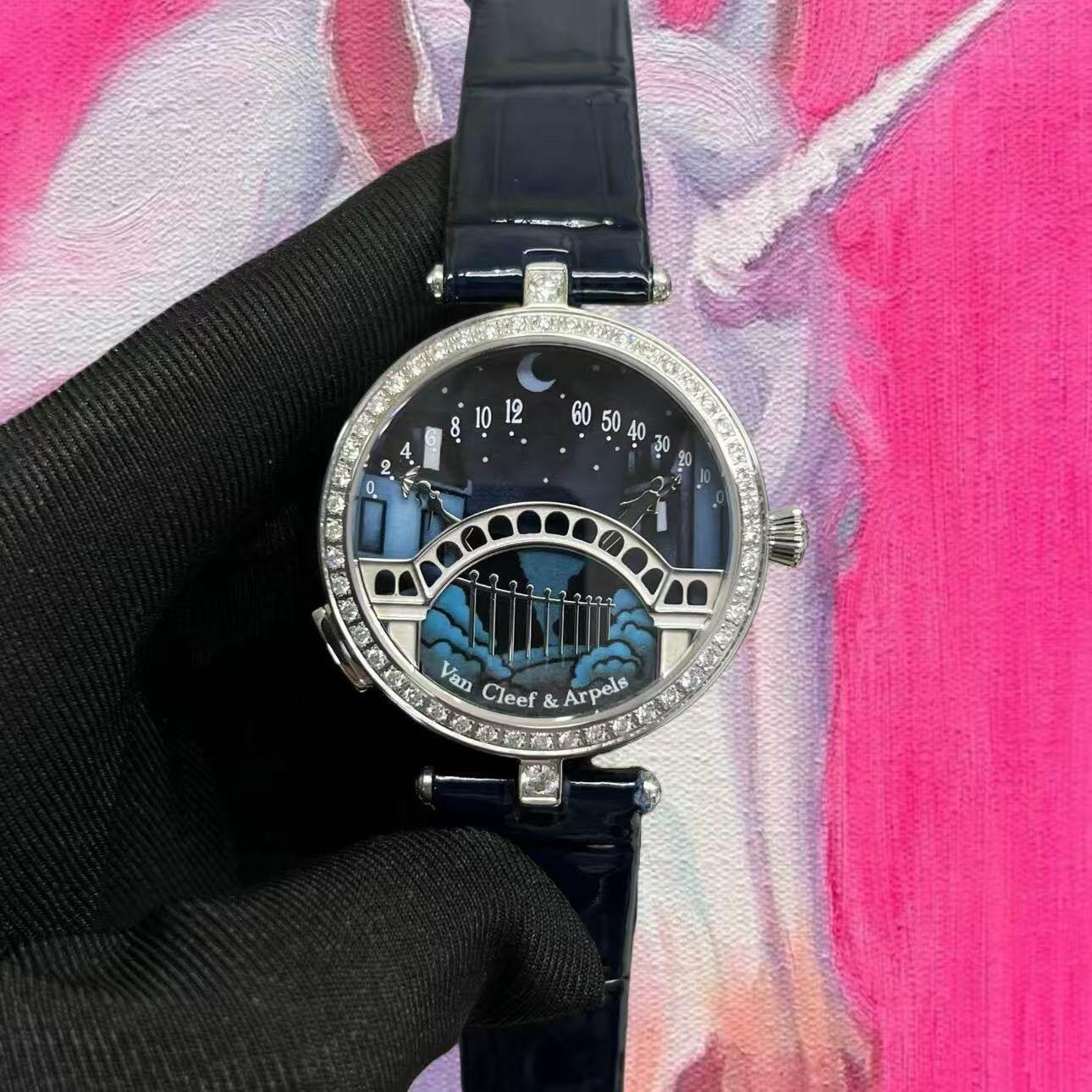 改裝定製 高仿 Van Cleef&Arpels 梵克雅寶 情人橋 VCARO8TY00