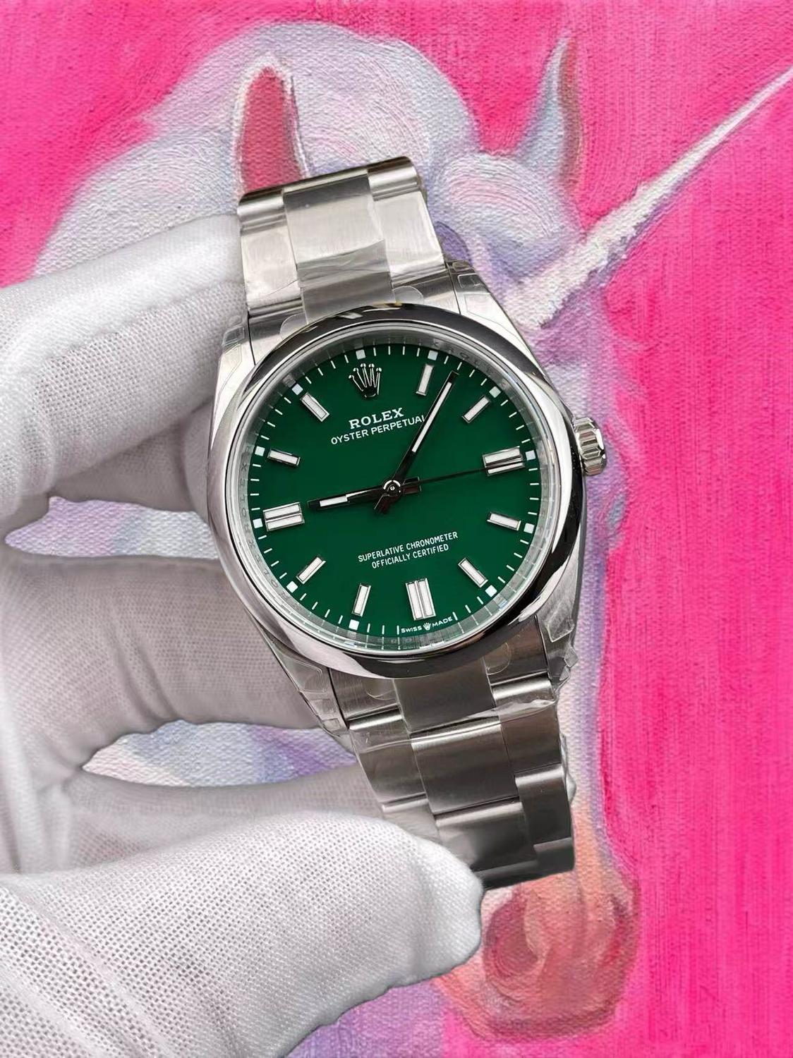 VS廠勞力士 恆動 日誌綠盤 36mm 丹東3230機芯