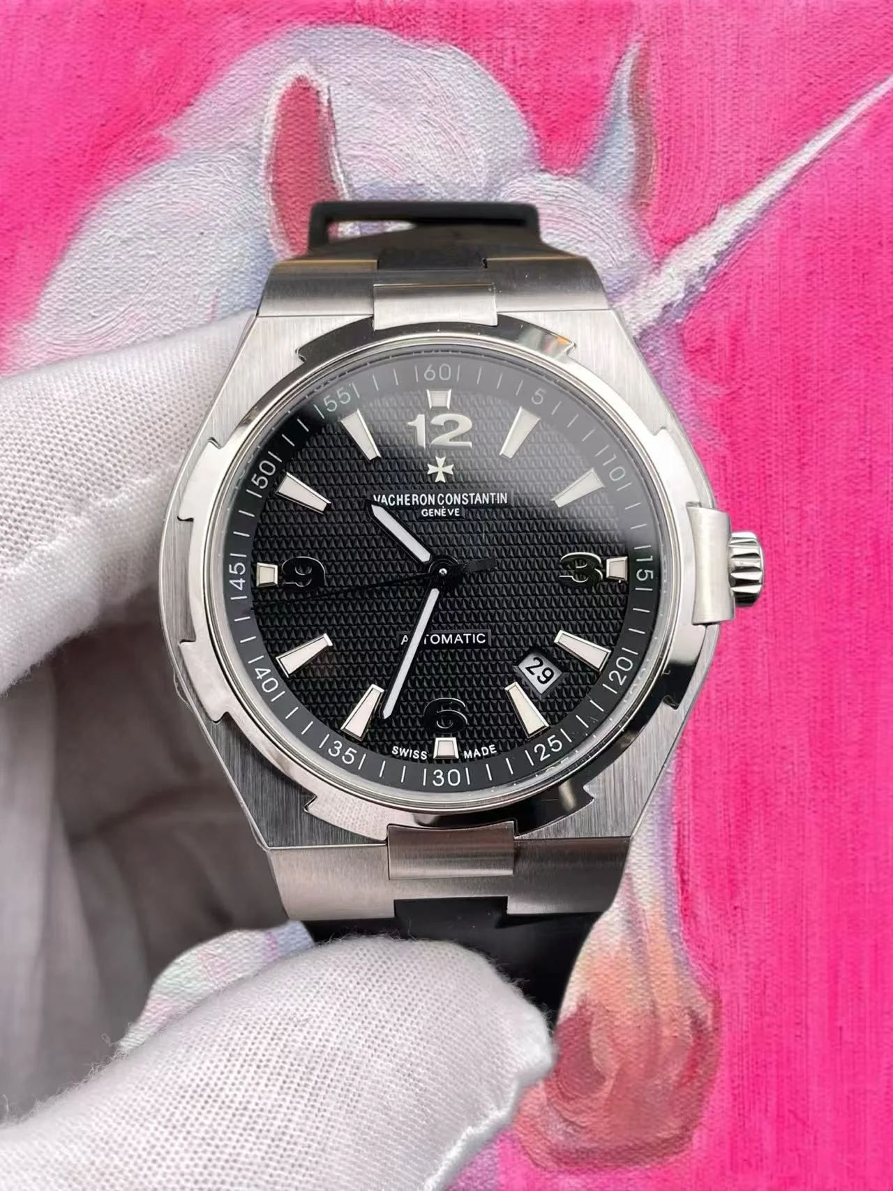 8F廠 江詩丹頓 縱橫四海 47040 黑盤 42mm 9015機芯