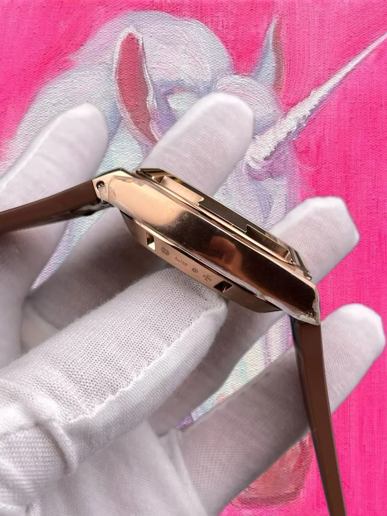 8F廠 江詩丹頓 縱橫四海 5500V 玫瑰金銀盤計時 42.5mm 7750機芯