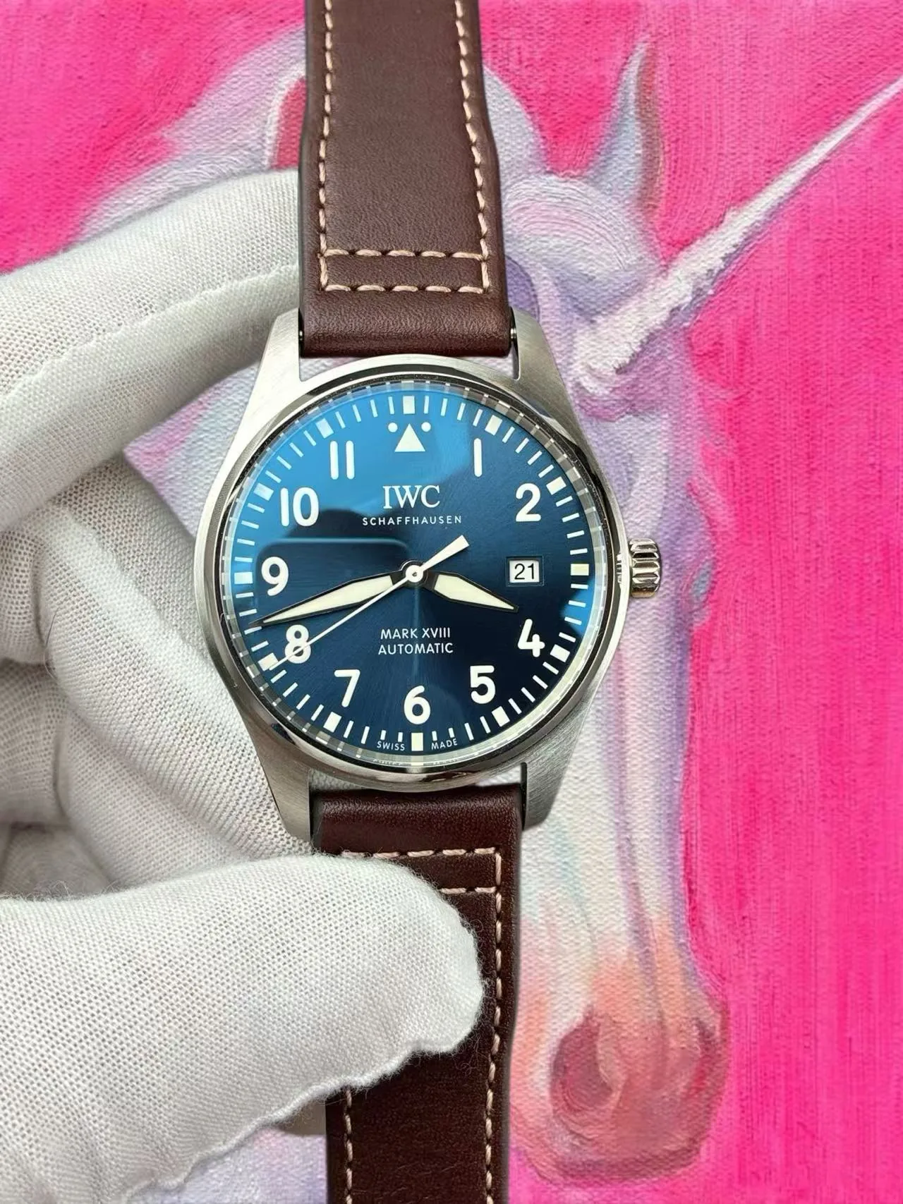 A7廠（原V7）IWC萬國 馬克十八 藍盤 40mm 2892機芯