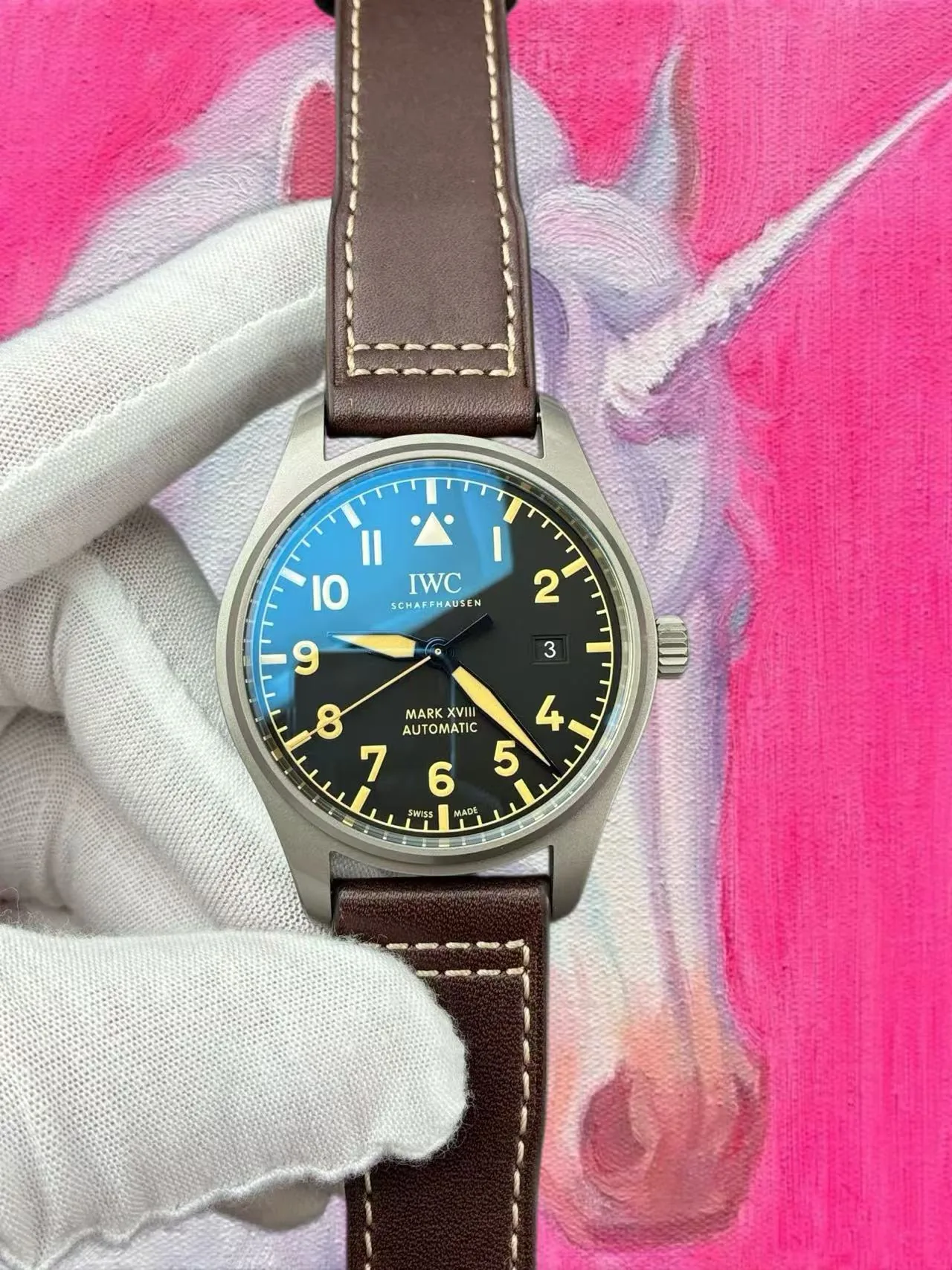 A7廠（原V7）IWC萬國 馬克十八 鈦殼 40mm 2892機芯