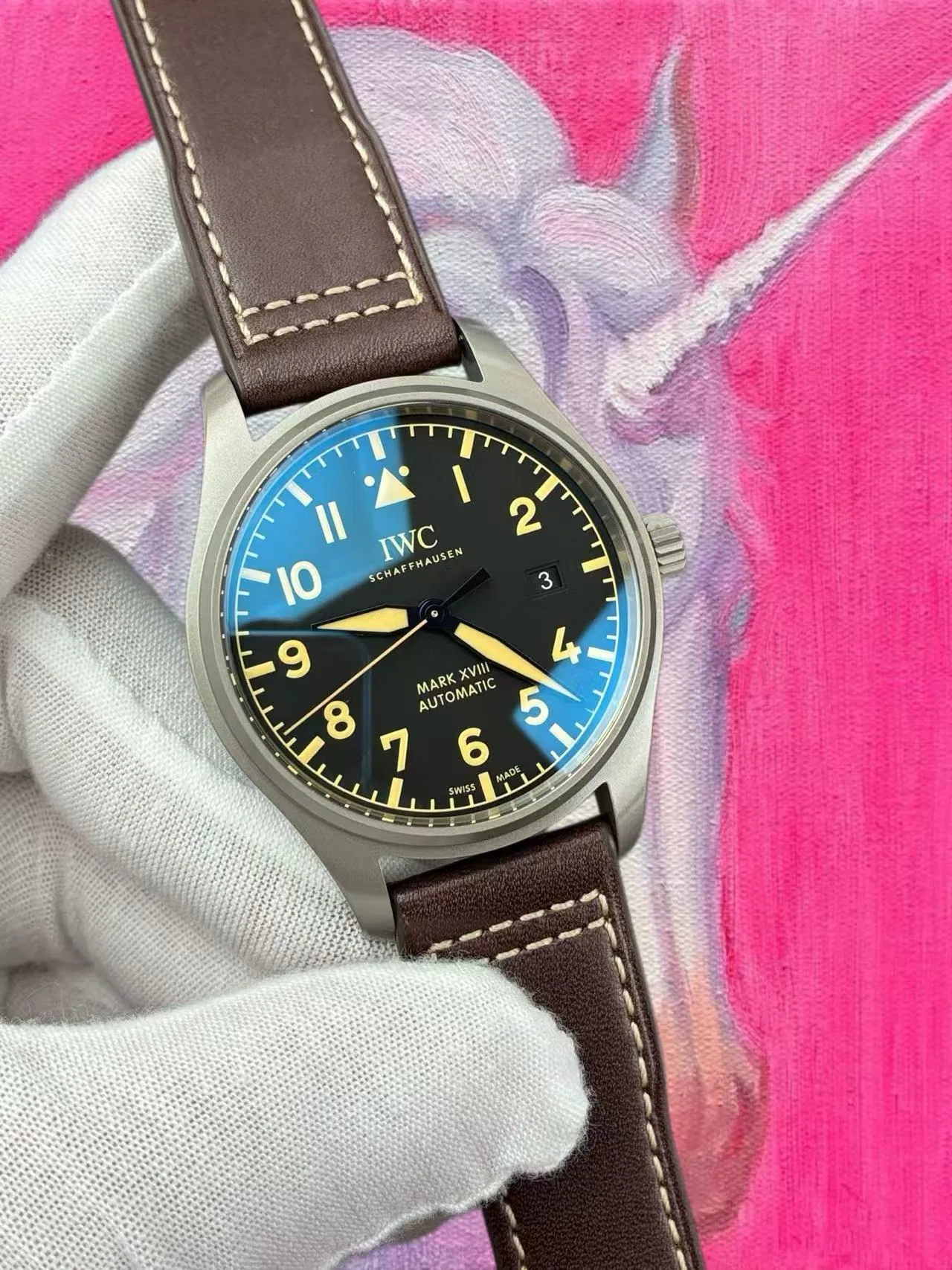 A7廠（原V7）IWC萬國 馬克十八 鈦殼 40mm 2892機芯