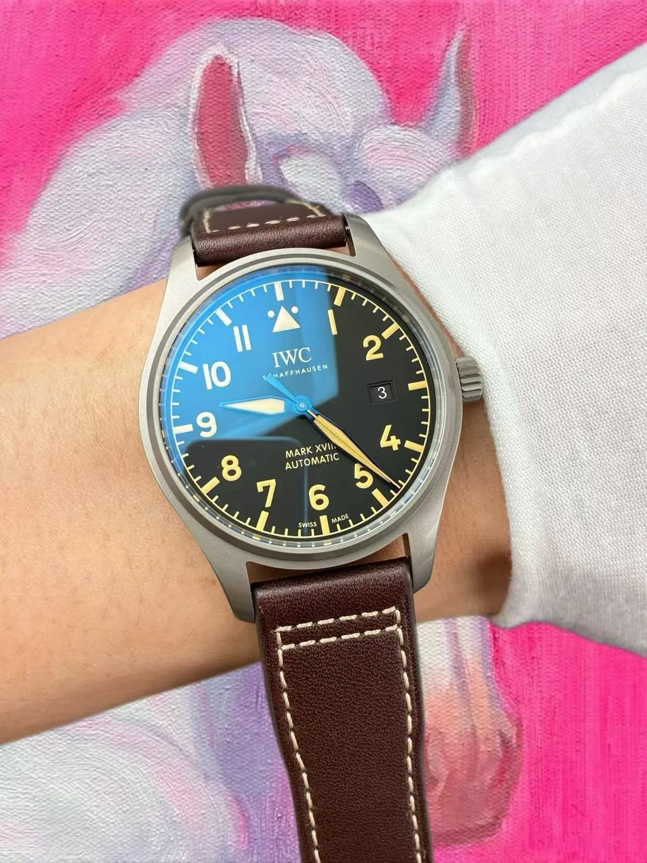A7廠（原V7）IWC萬國 馬克十八 鈦殼 40mm 2892機芯