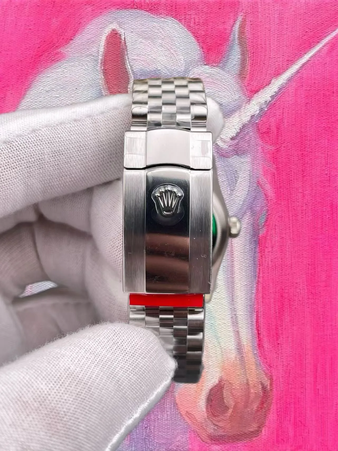 ARF廠 勞力士 日志型 36mm 白貝母鑽刻 五珠鏈 丹東3235