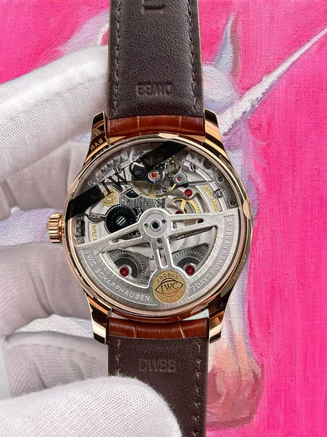 AZ廠 萬國 葡七 玫瑰金 灰盤金針 42mm 52010機芯