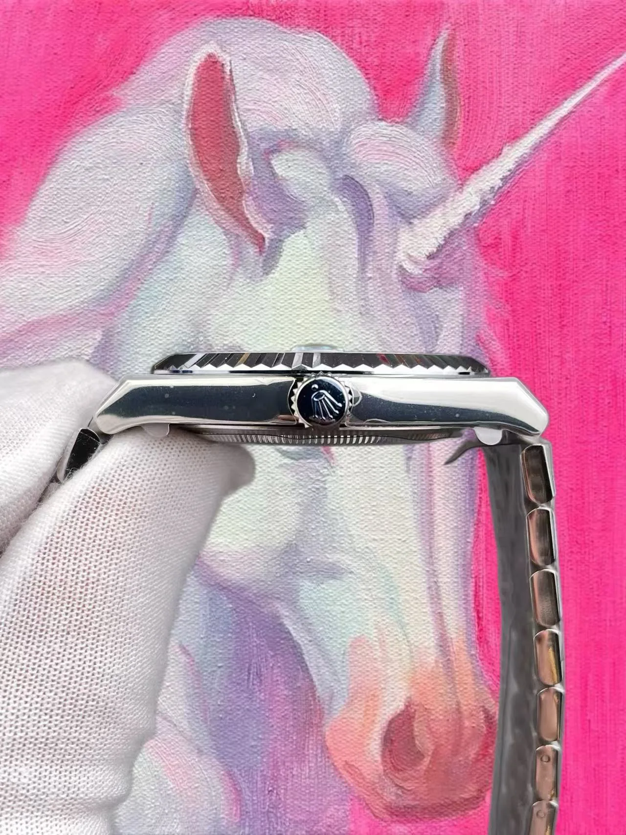 B廠 勞力士 陸使型 冰藍蜂窩盤 40mm 9015機 配重165G
