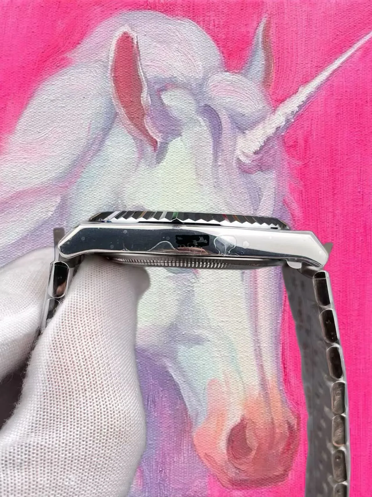B廠 勞力士 陸使型 冰藍蜂窩盤 40mm 9015機 配重165G