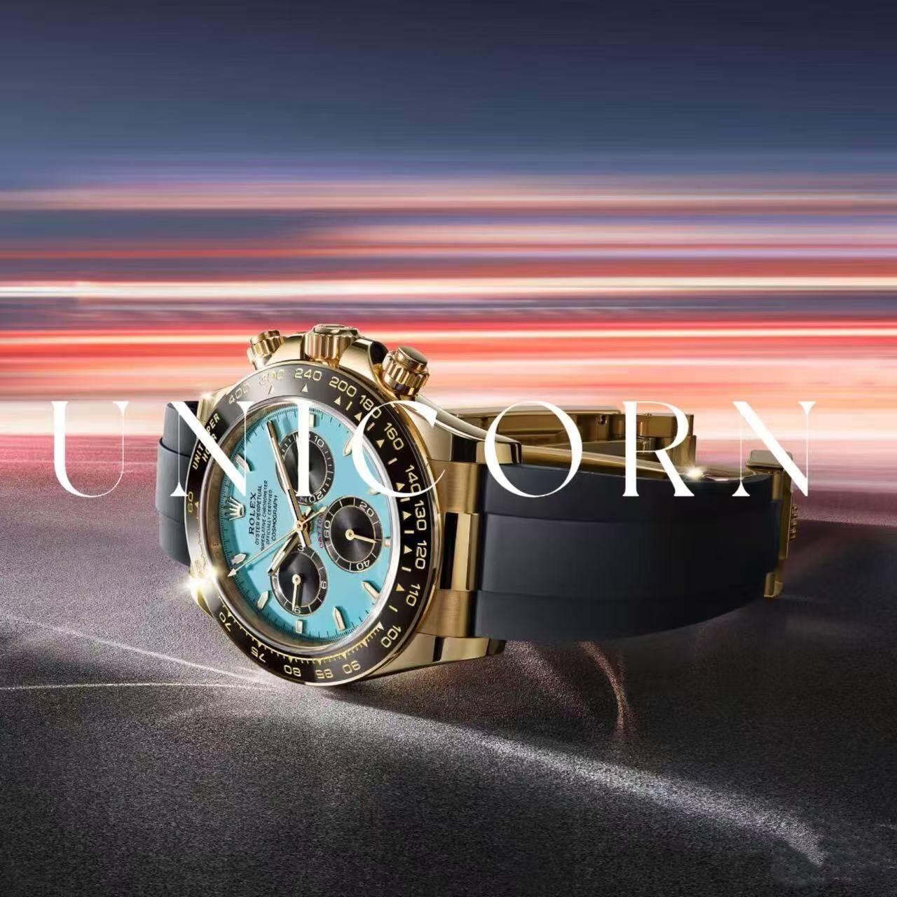 「改裝定制:2025年鐘錶與奇跡新版配色復刻勞力士蒂芙尼藍盤地通拿126518LN」