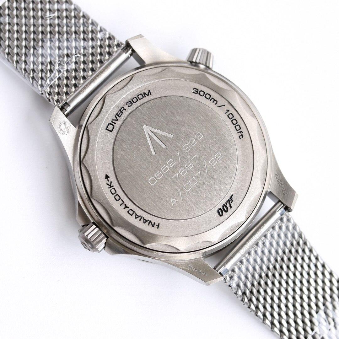 VS廠 OMEGA 歐米茄 海馬系列 42mm 棕色錶盤鈦金屬錶帶 300米潛水表 防水防磁防反光