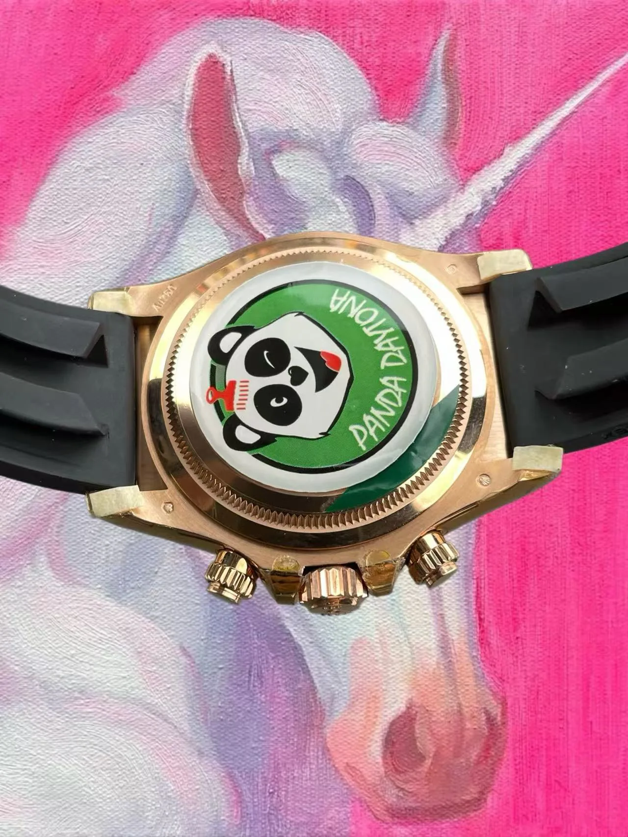 BT廠 勞力士 迪通拿 貝嫂款 玫瑰金膠帶 40mm 4131機芯