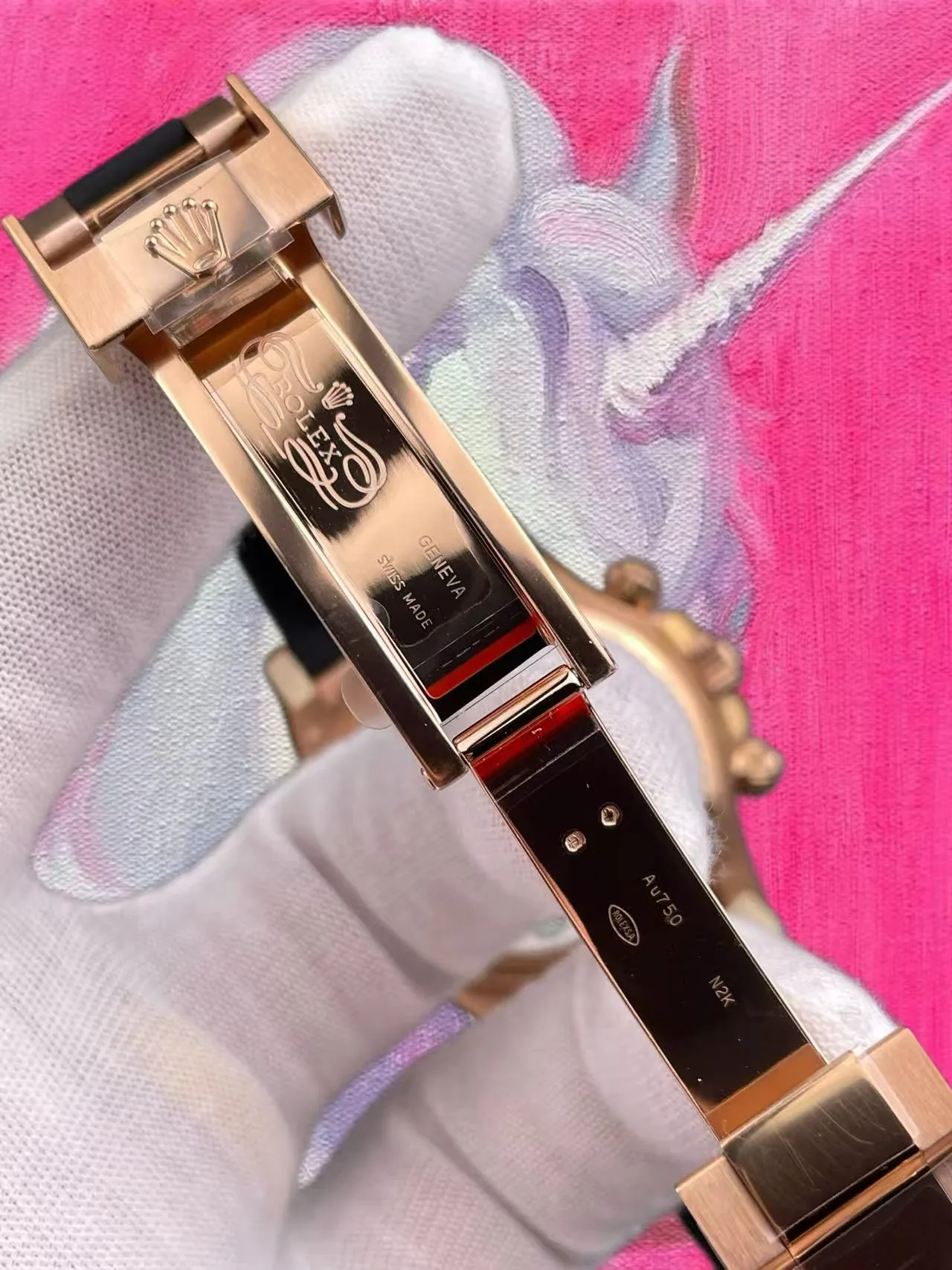 BT廠 勞力士 迪通拿 貝嫂款 玫瑰金膠帶 40mm 4131機芯