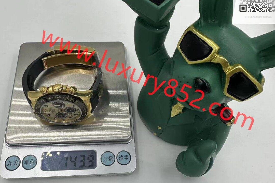 「GOLD廠配種勞力士余文樂黃金迪通拿實拍測評!」