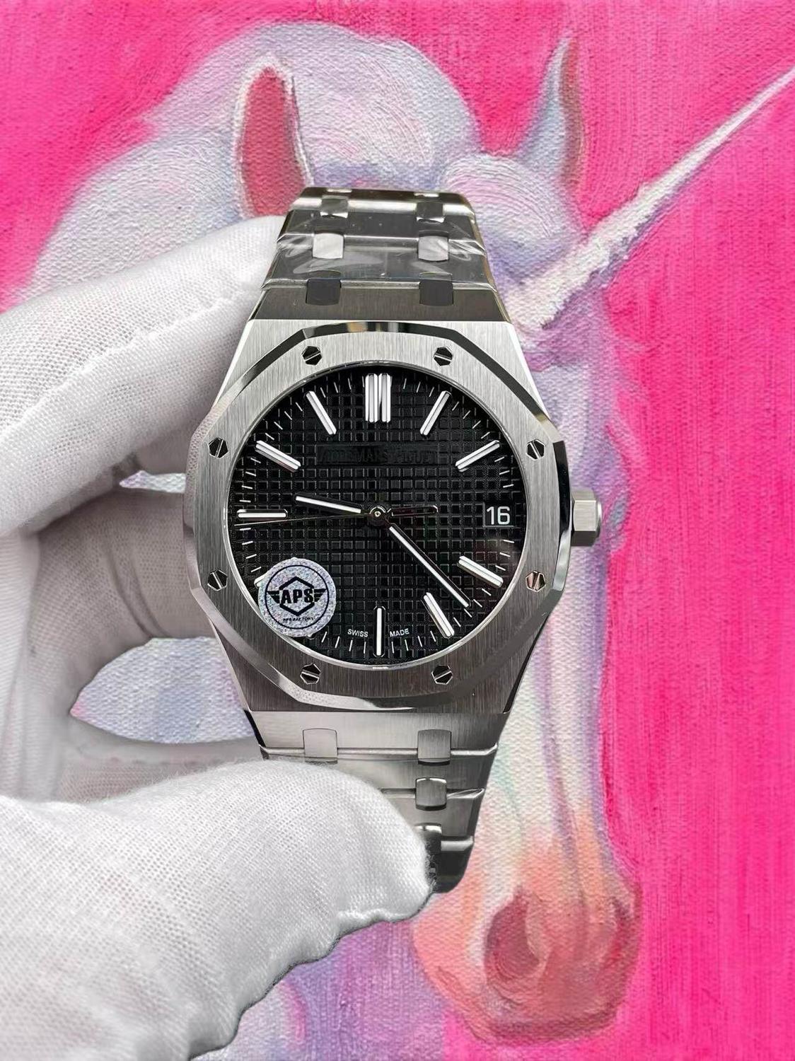 APS廠愛彼 皇家橡樹 AP15510 黑盤 41mm 4302機