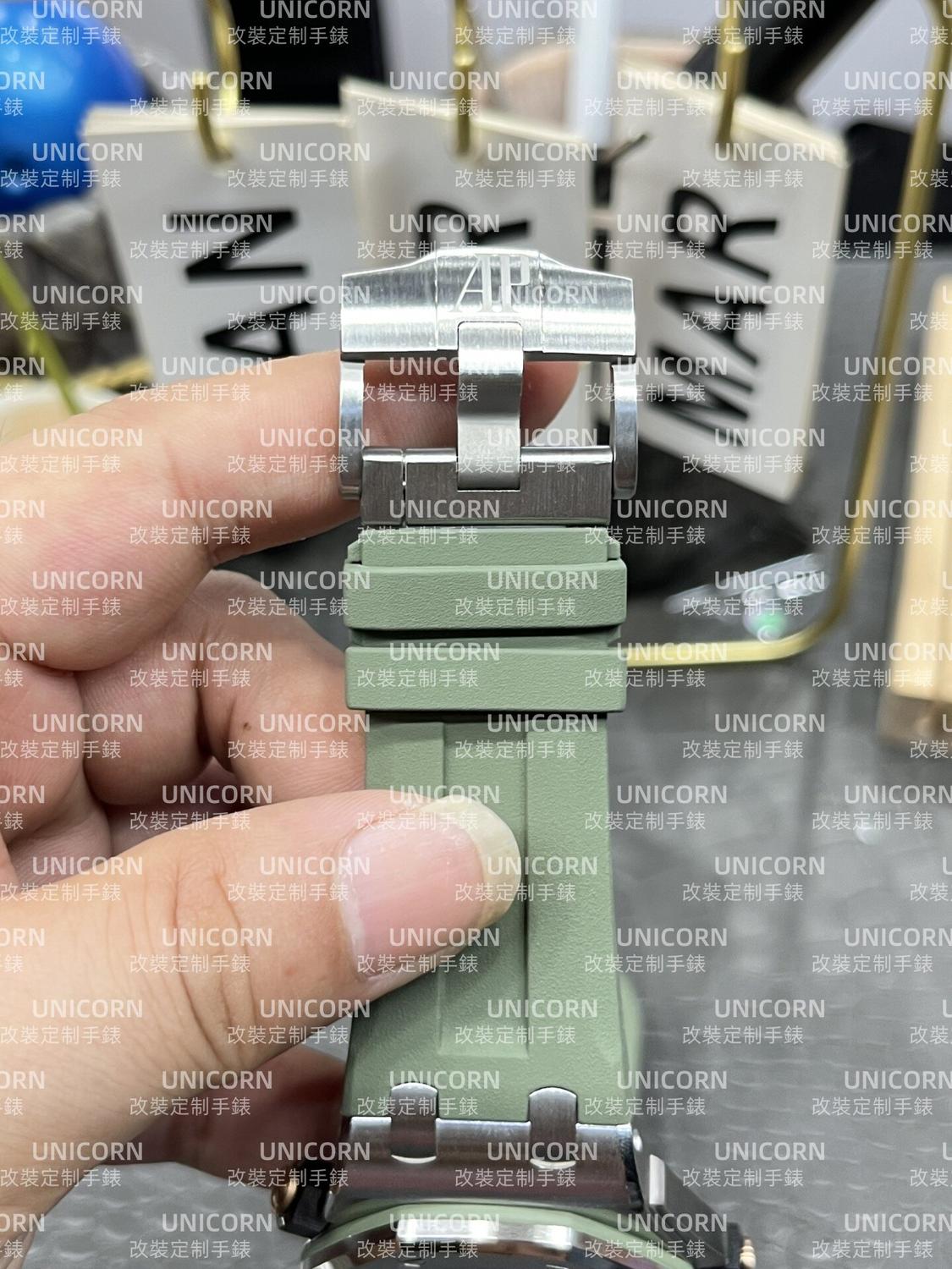 APS廠 AUDEMARS PIGUET 愛彼皇家橡樹離岸型 42mm 綠色錶盤