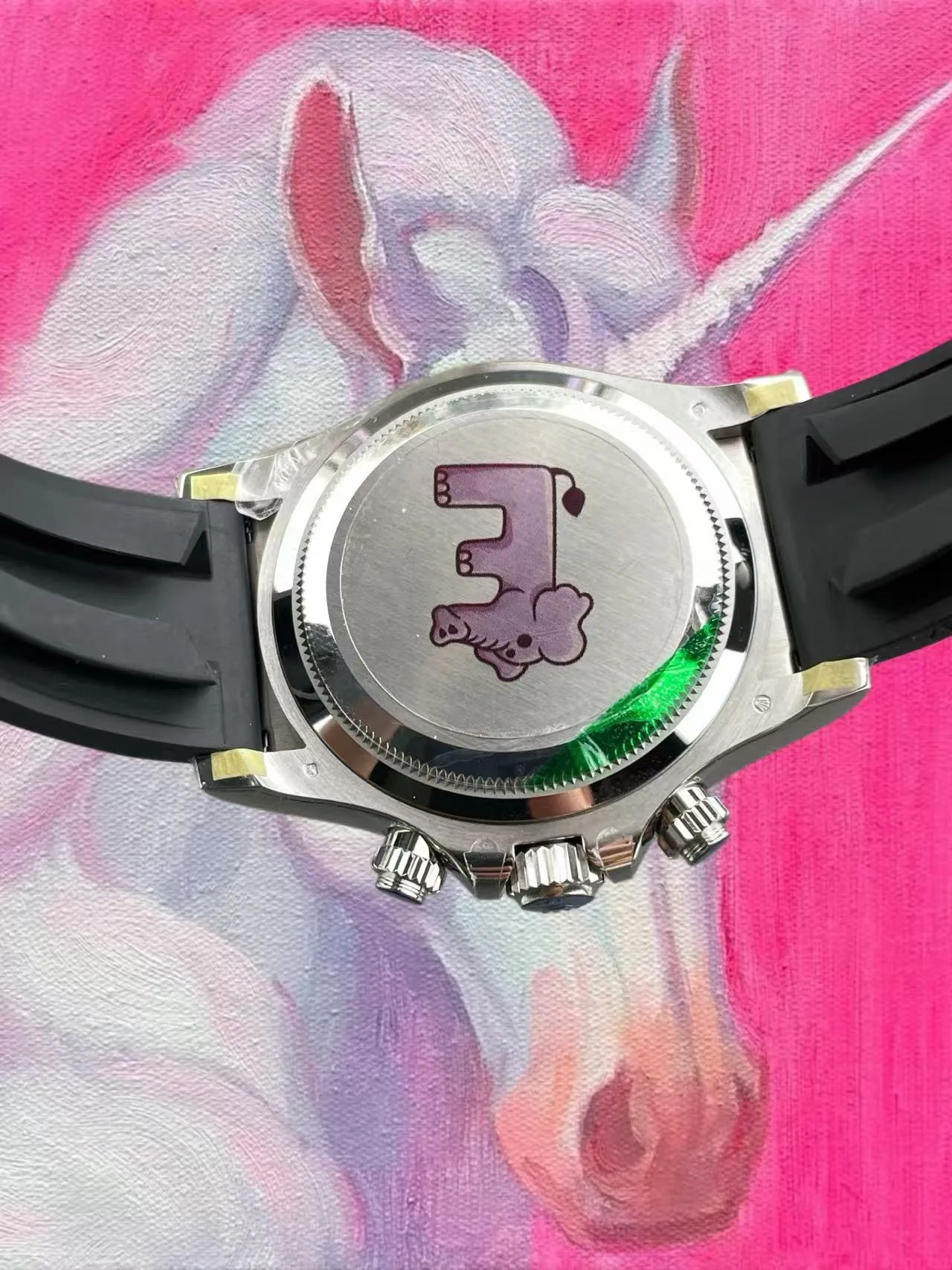 EWE廠 勞力士 迪通拿 水泥灰盤 膠帶 40mm 4131機芯