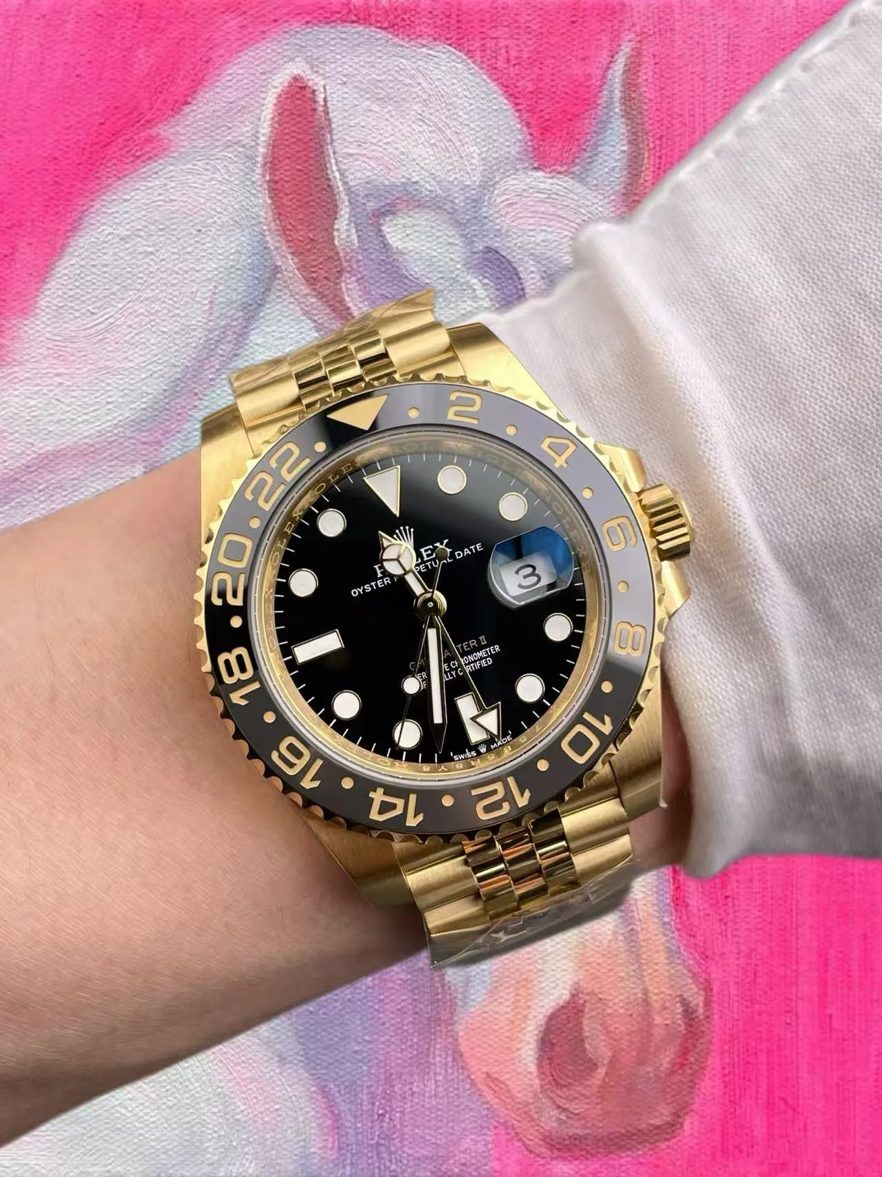 EWE廠 勞力士 格林尼治 全金皮蛋圈 GMT 40mm 3285機芯