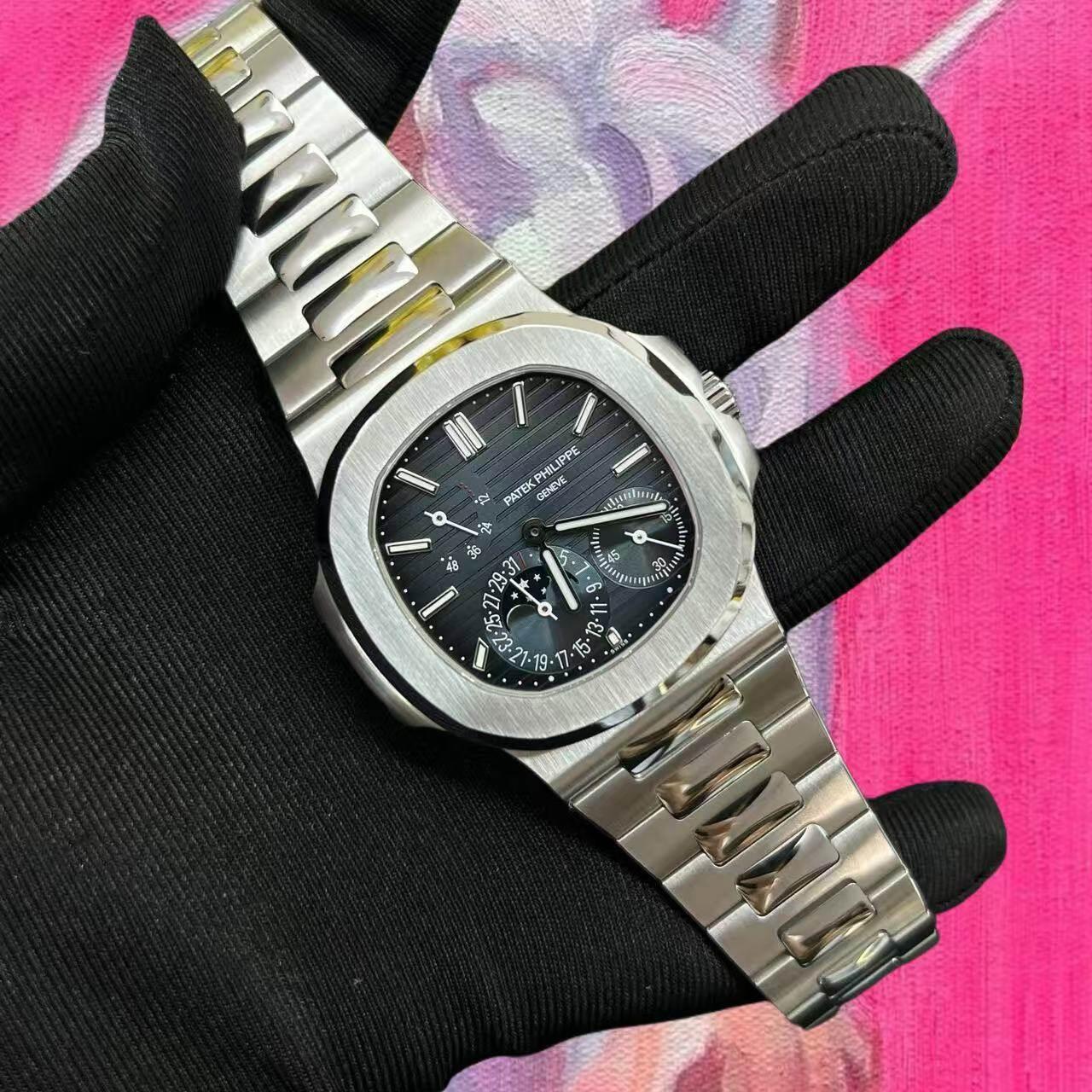 改裝定制 高仿 Patek Philippe 百達翡麗 鸚鵡螺 5712/1A-001