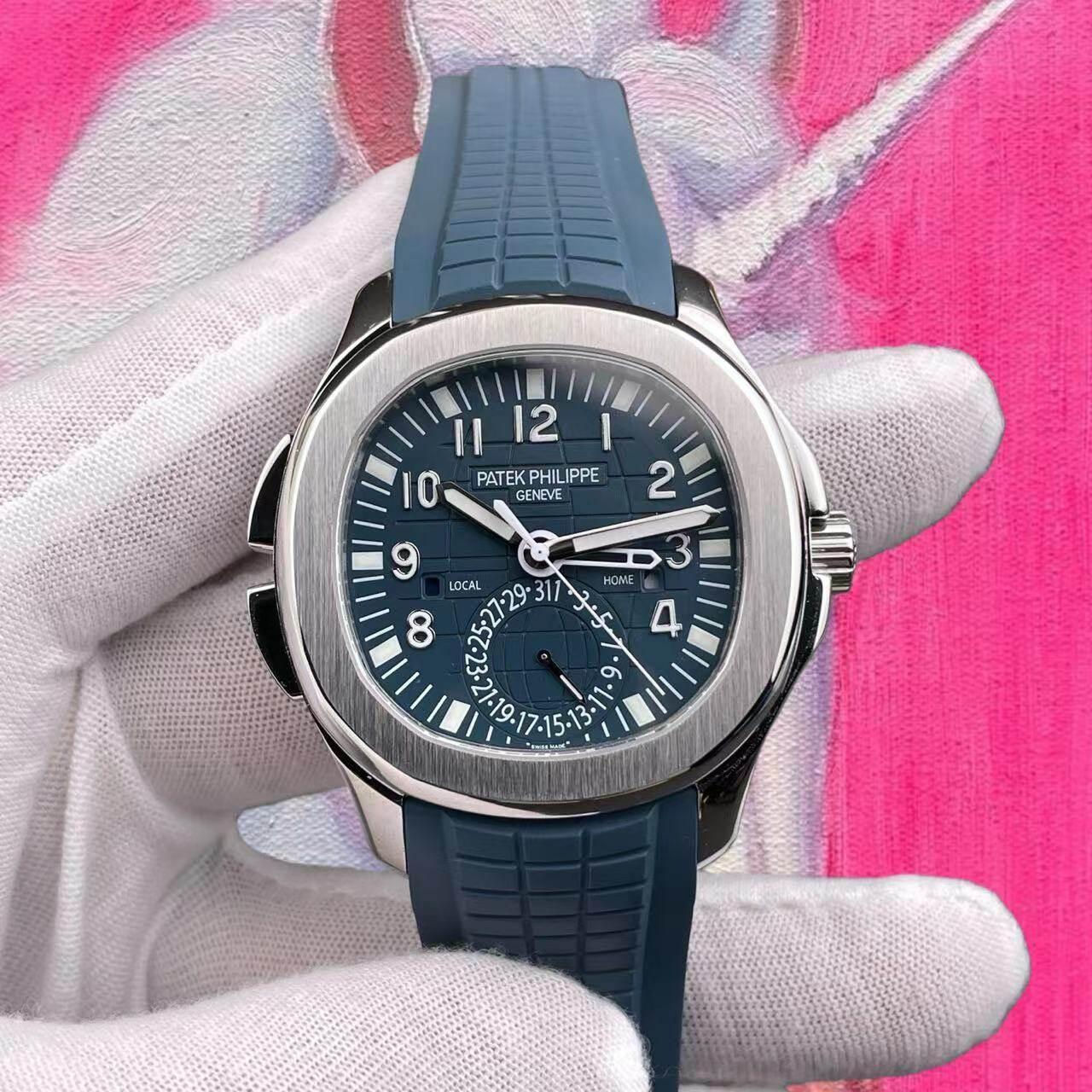PPF廠 高仿百達翡麗手雷 AQUANAUT 5164G-001 藍盤