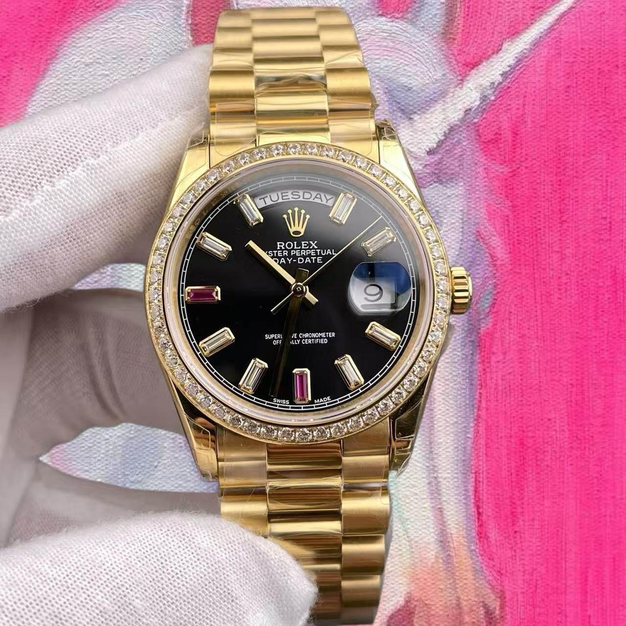 THB廠 高仿勞力士 Rolex 鑽圈黑冰糖 紅寶石時標