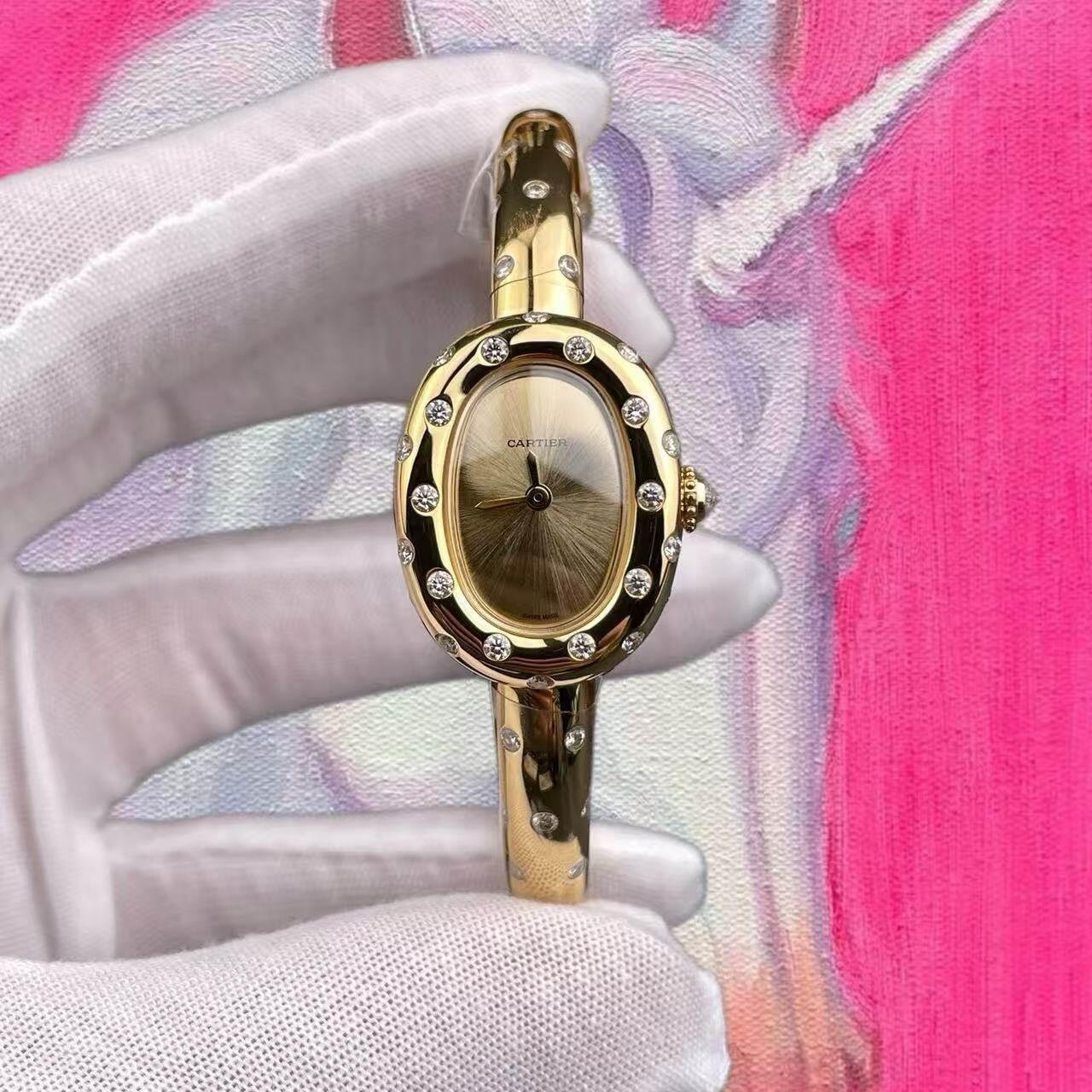 高仿Cartier lady wrist watch 卡地亞 浴缸 女士腕錶 WJBA0063