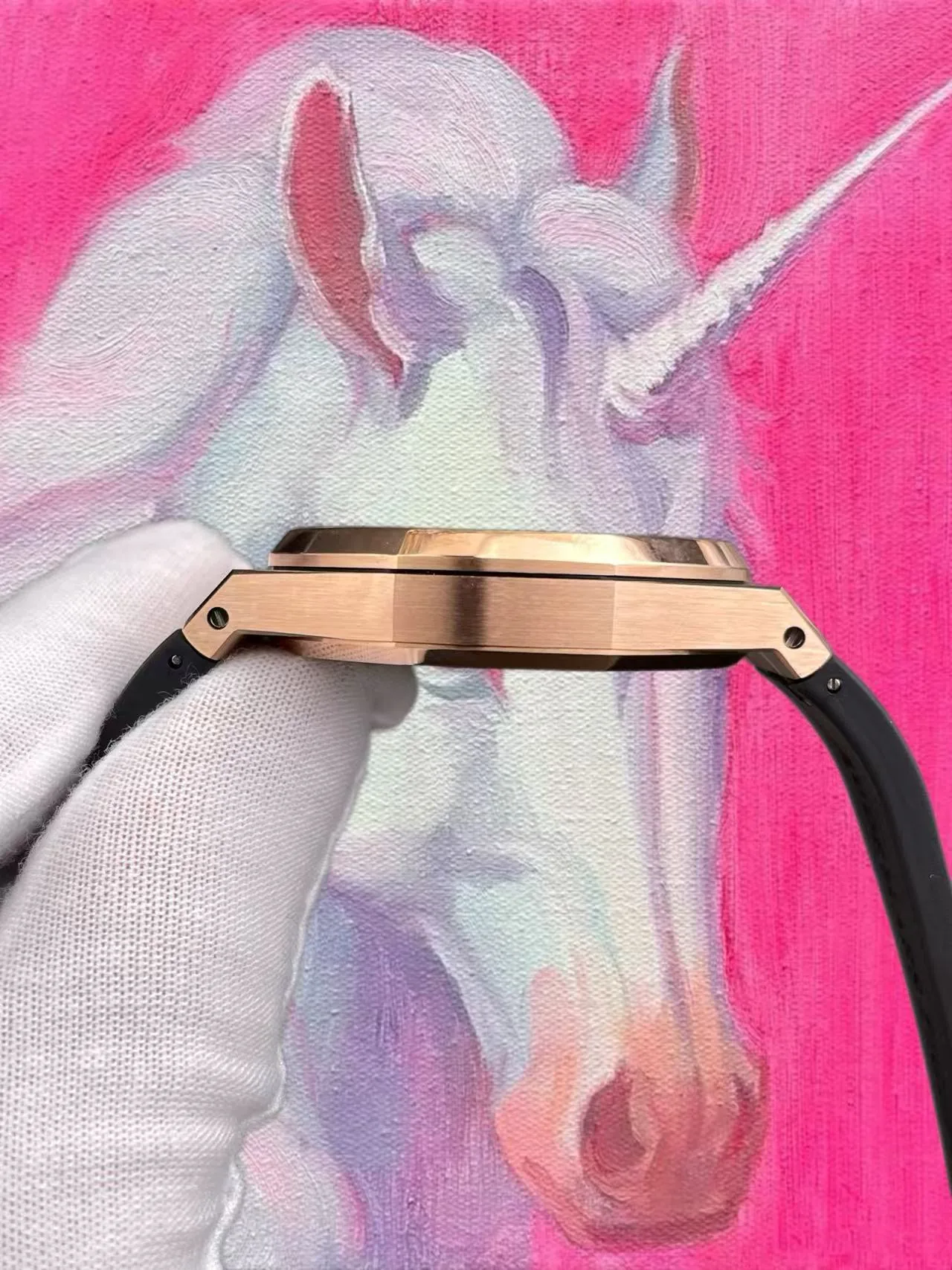 IP廠 愛彼 皇家橡樹 15500 玫瑰金黑盤 41mm 4302機芯