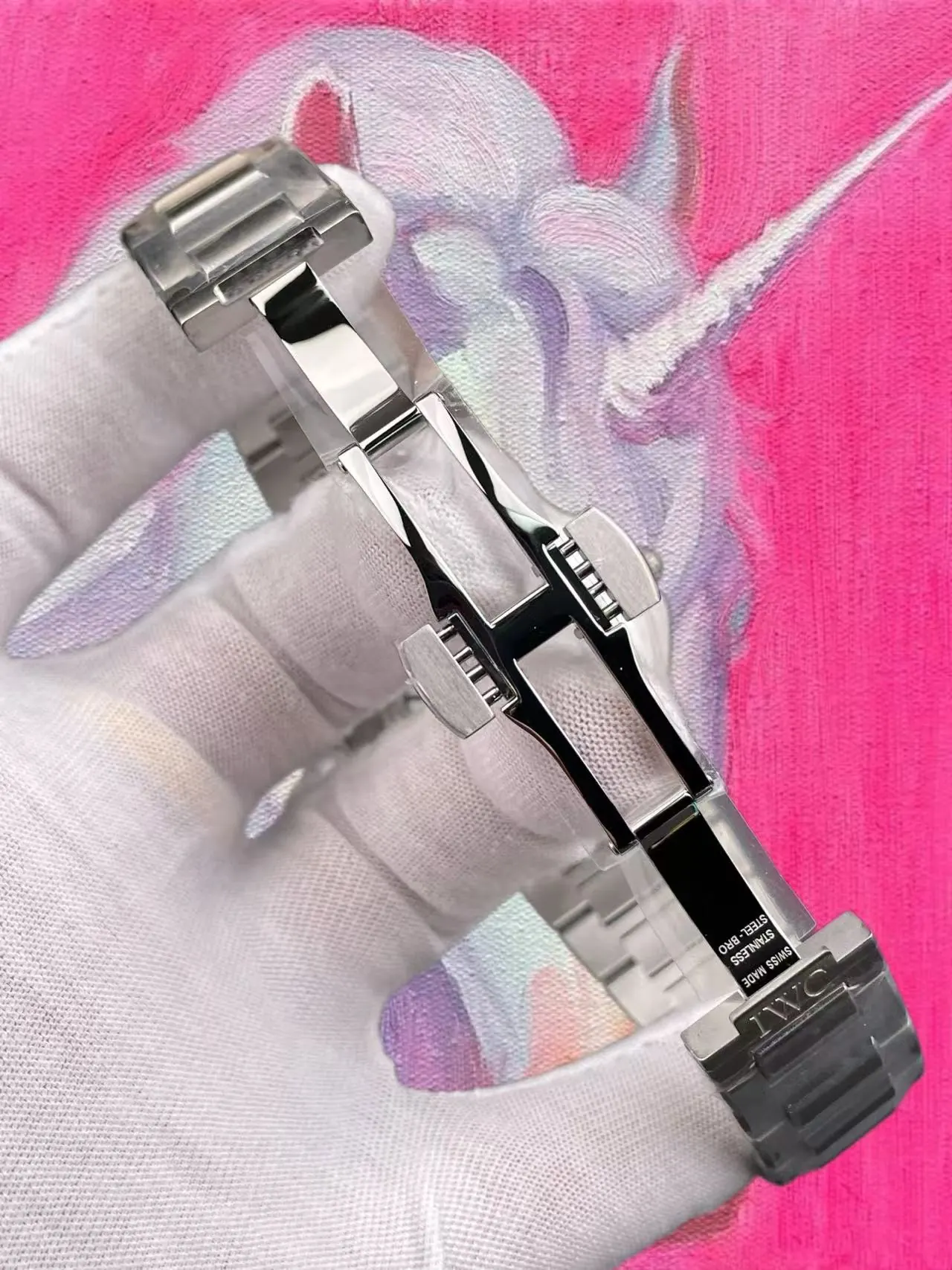 工程師一體式表鏈:蝴蝶折疊扣展開