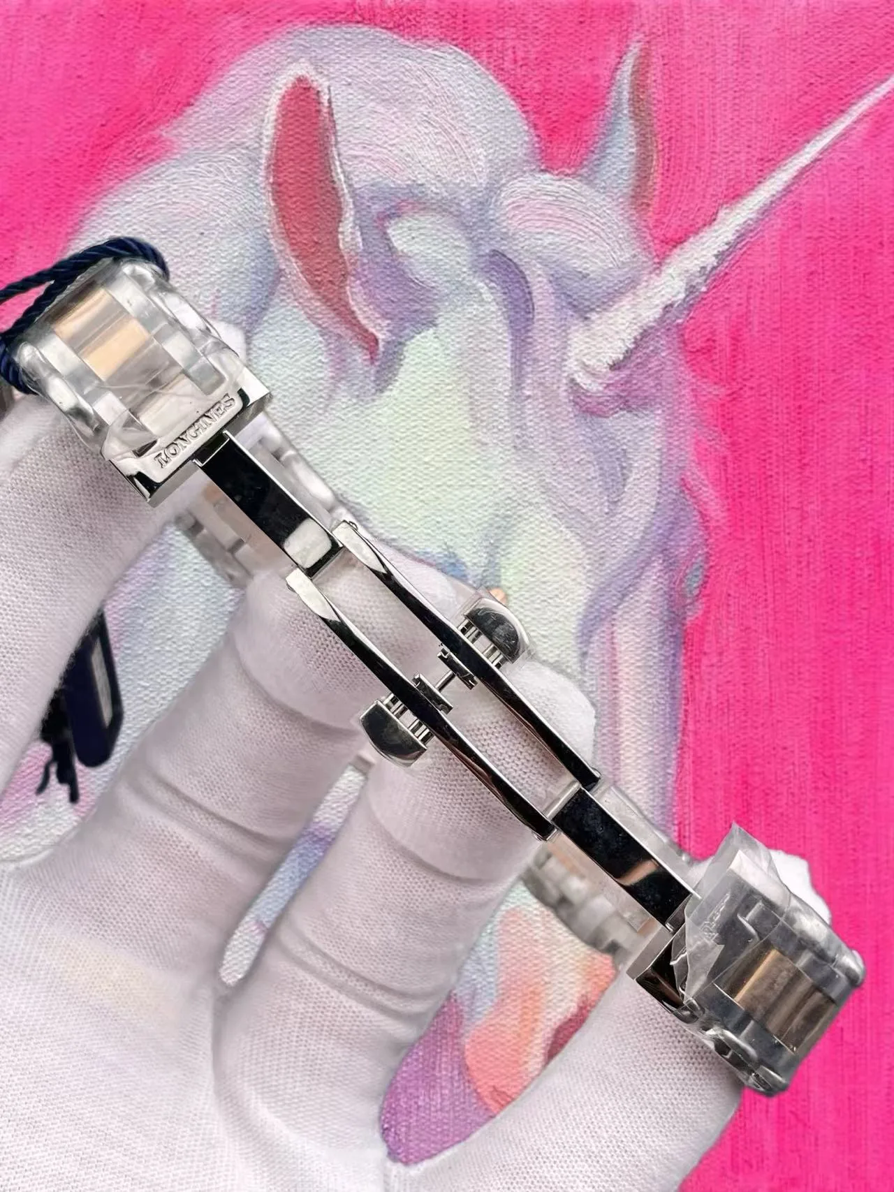 KY廠 浪琴 心月 PrimaLuna 間金貝母 26.5mm 石英