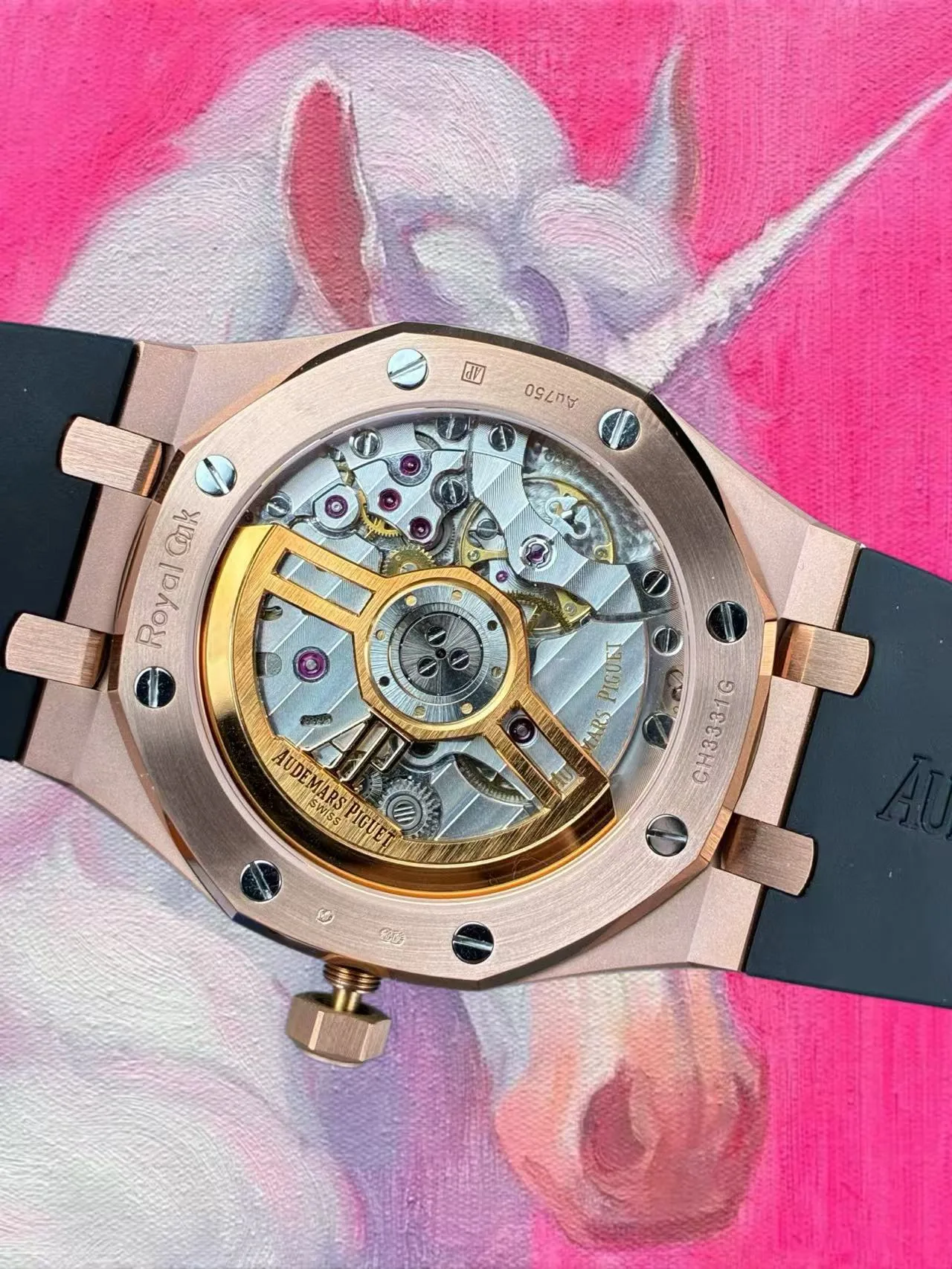 OCTA廠 愛彼 皇家橡樹 15510 玫瑰金藍盤 41mm 4302機芯