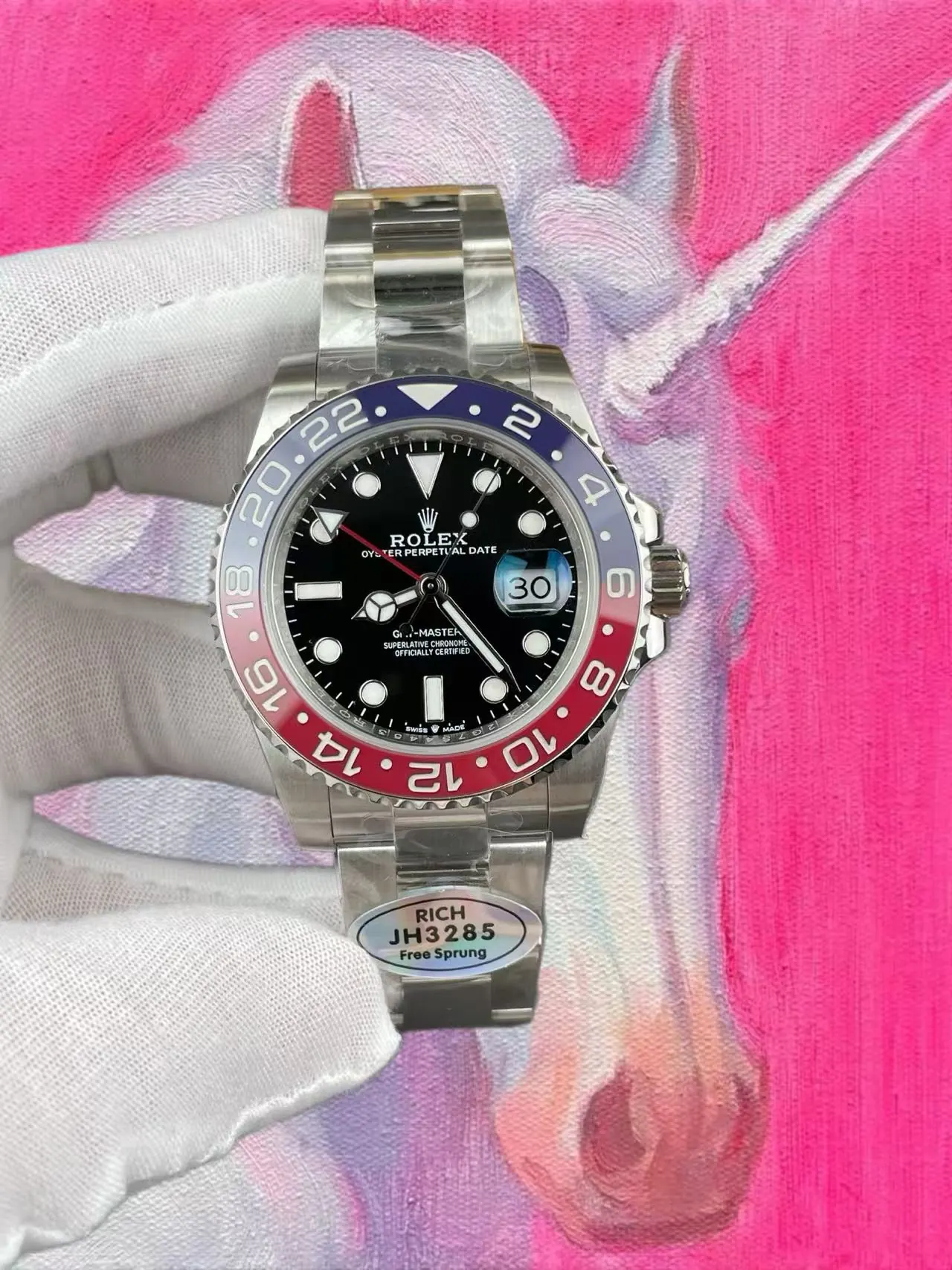 RICH廠 勞力士 格林尼治型II 可樂圈 126710BLRO 藍紅圈 兩地時 GMT 40mm