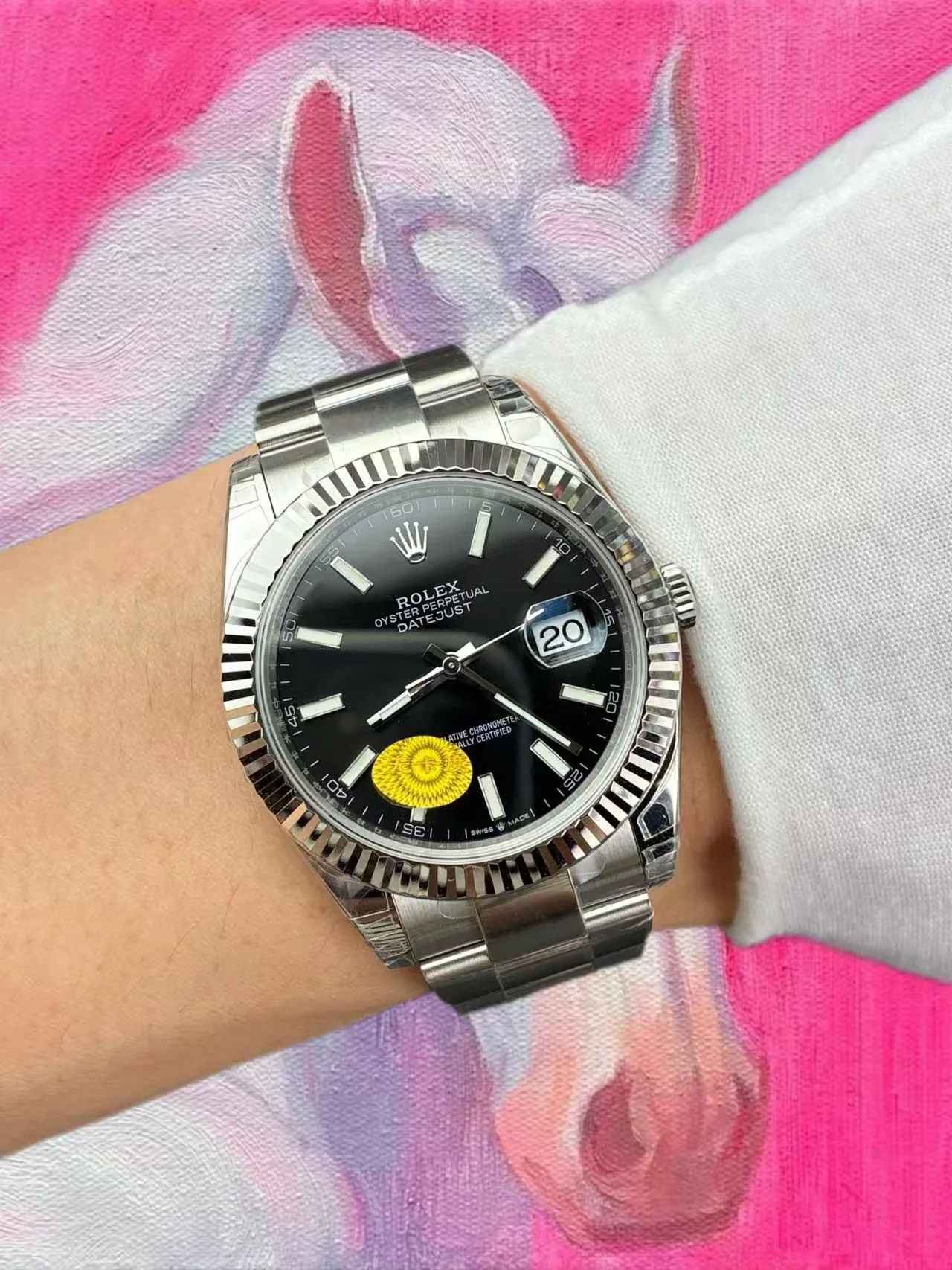 VS廠 勞力士 日志型 41mm 黑盤條釘刻度 3235 無卡度機芯 配重140G