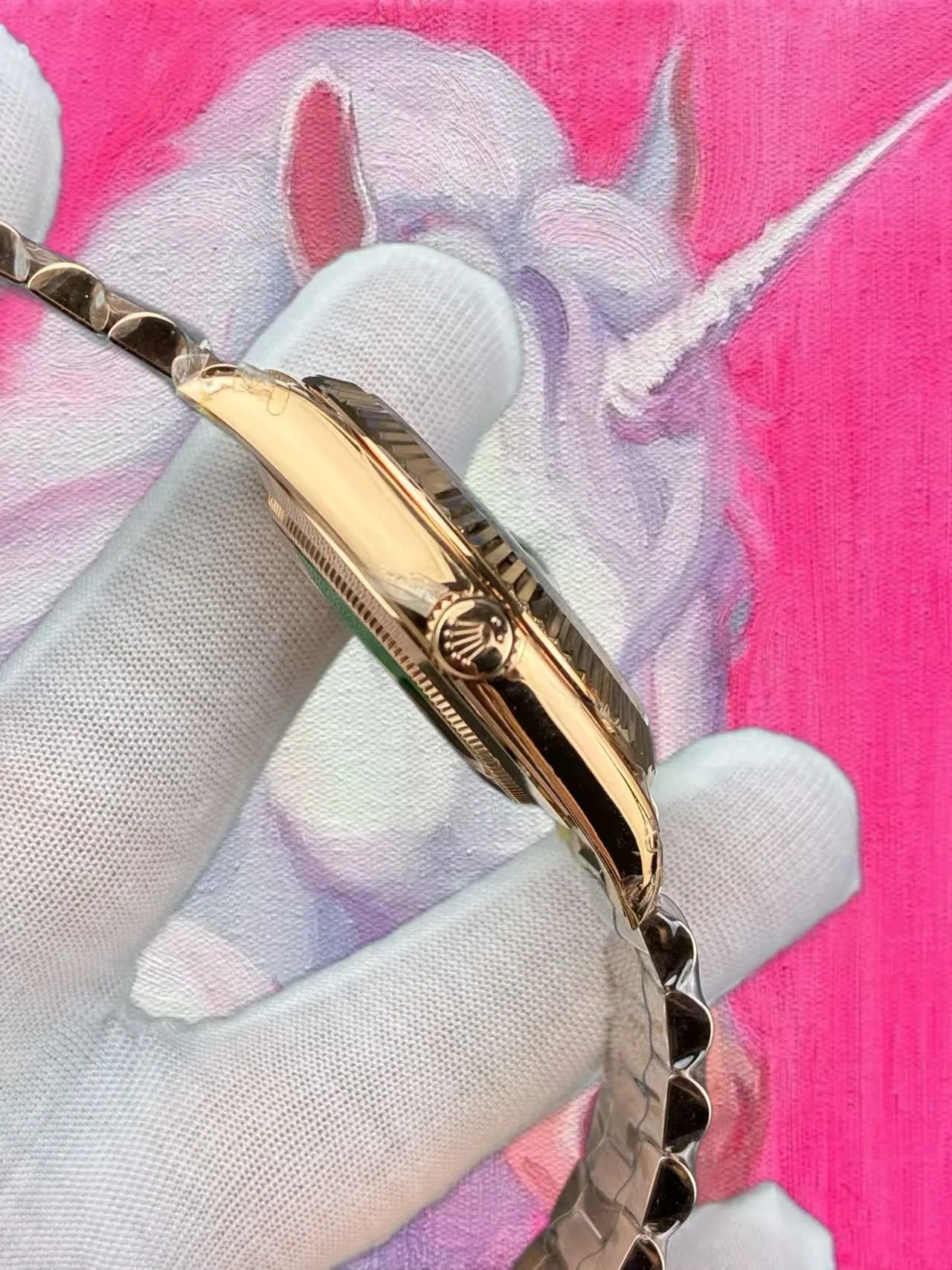 VS廠 勞力士 星期日曆型 白羅馬DD 玫瑰金 40mm 3255機芯 配重182G