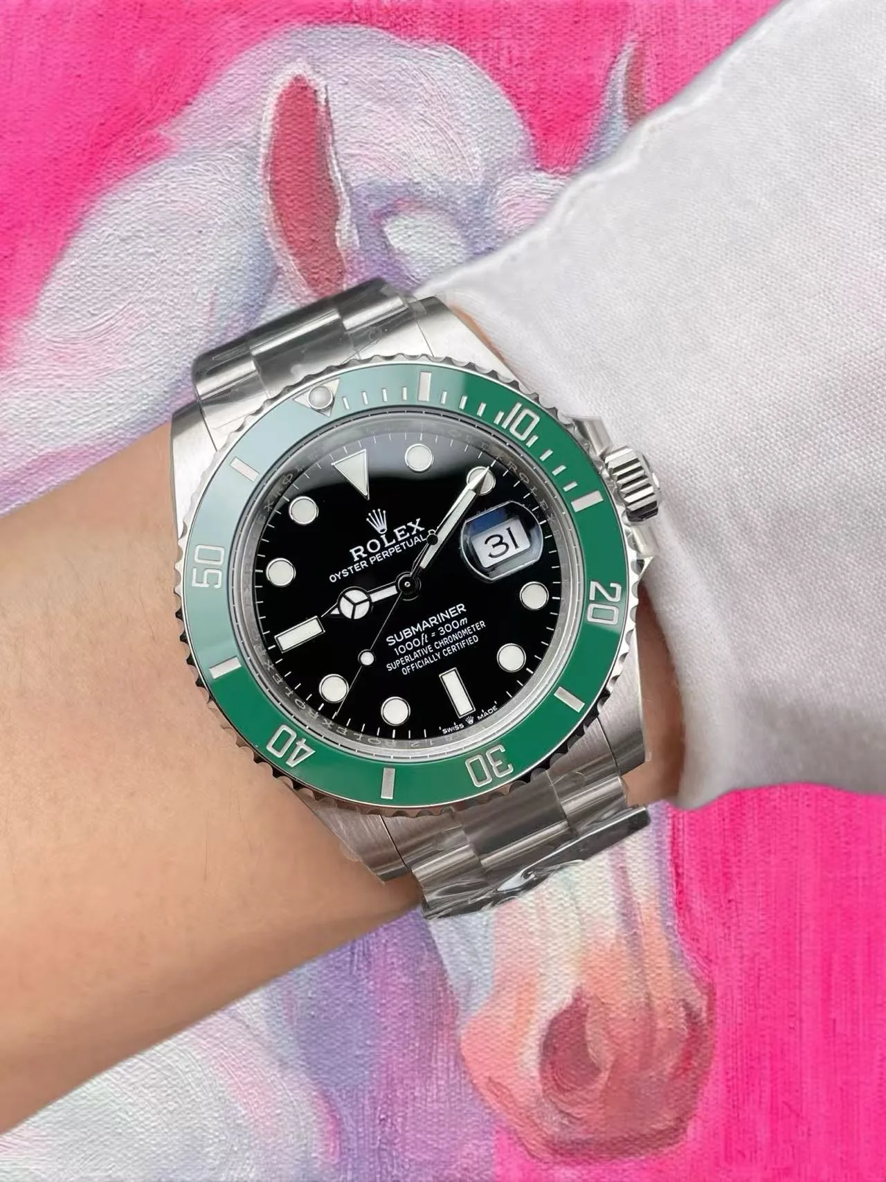 VS廠 勞力士 潛航者綠水鬼 41mm 三代星巴克 3235機芯 黑盤綠圈