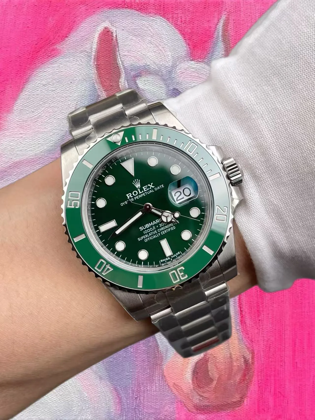 VS廠 勞力士 潛航者綠水鬼 40mm 二代綠巨人 3135機芯 綠盤綠圈