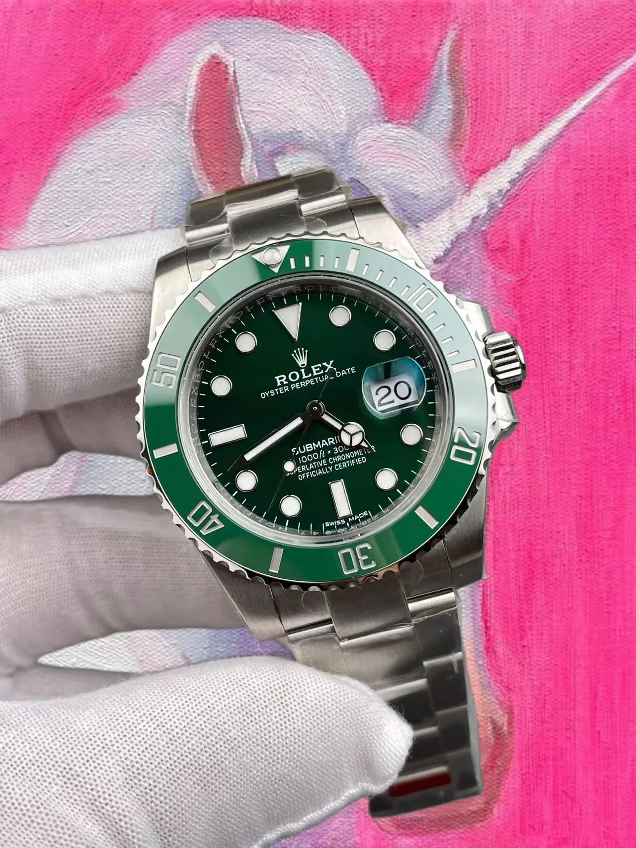 VS廠 勞力士 潛航者綠水鬼 40mm 二代綠巨人 3135機芯 綠盤綠圈